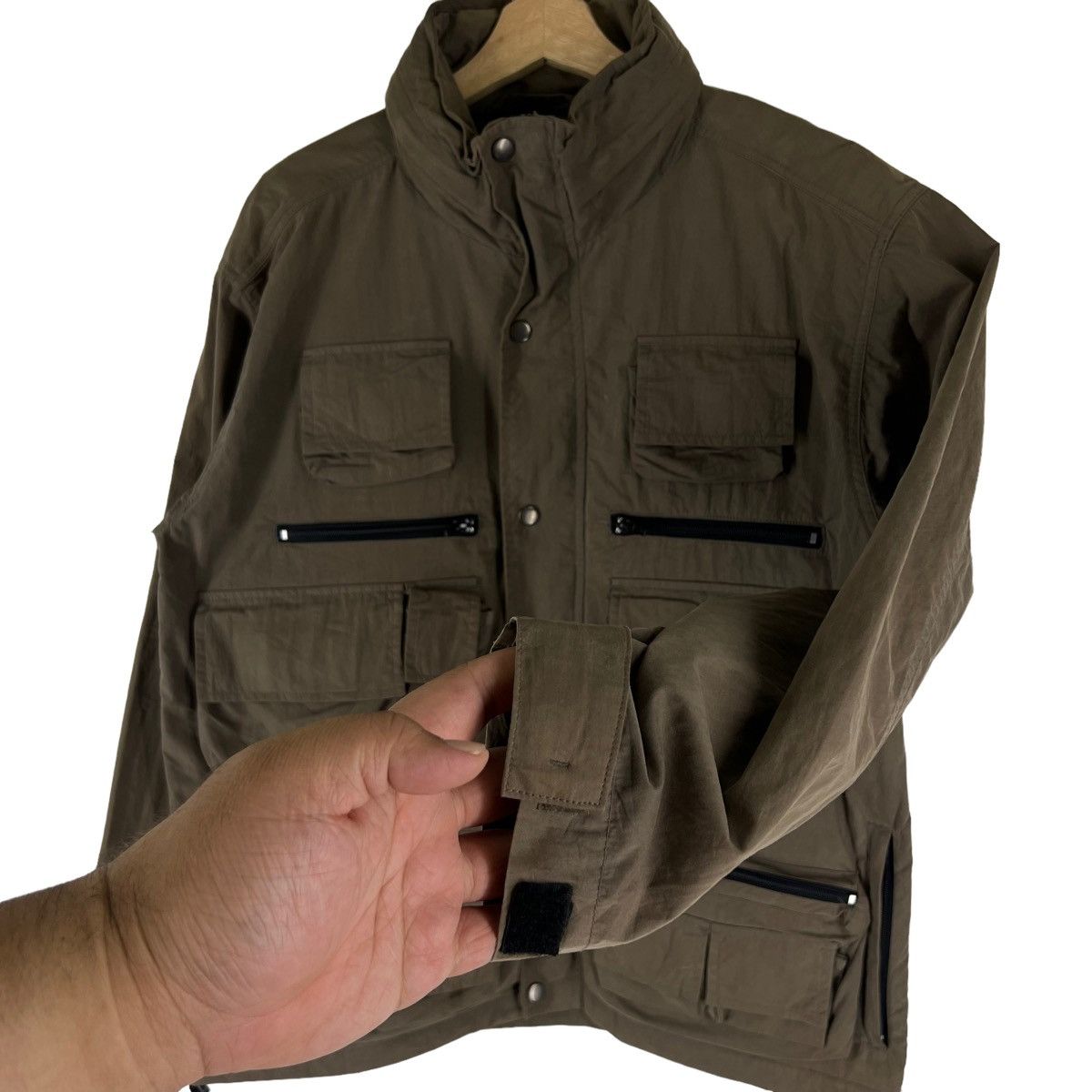 Japanese Brand VINTAGE CHORE CARGO JACKET PERKINS INSPIRED ISSEY MIYAKE Size US M / EU 48-50 / 2 - 6 Thumbnail