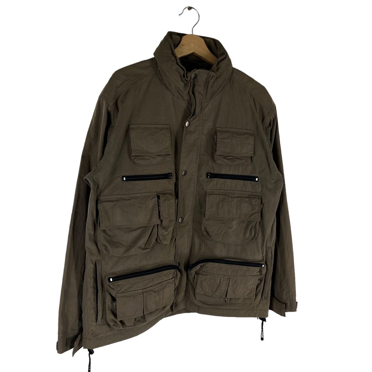 Japanese Brand VINTAGE CHORE CARGO JACKET PERKINS INSPIRED ISSEY MIYAKE Size US M / EU 48-50 / 2 - 2 Thumbnail
