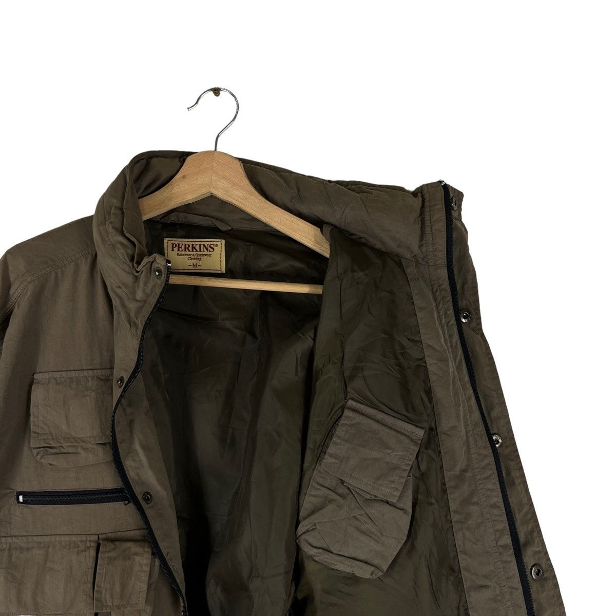 Japanese Brand VINTAGE CHORE CARGO JACKET PERKINS INSPIRED ISSEY MIYAKE Size US M / EU 48-50 / 2 - 10 Thumbnail