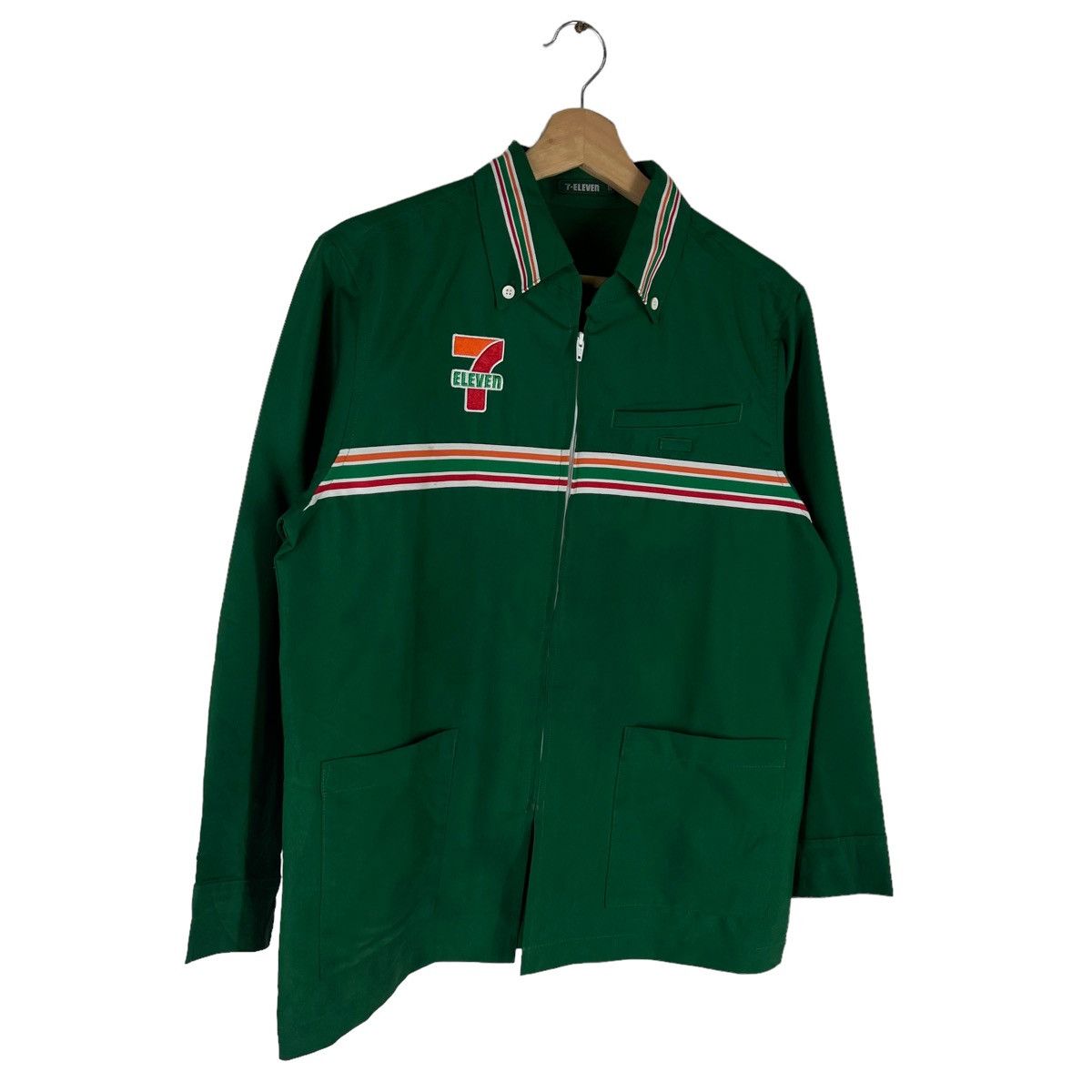 Japanese Brand VINTAGE 7 ELEVEN WORK JACKET BIG LOGO Size US M / EU 48-50 / 2 - 3 Thumbnail