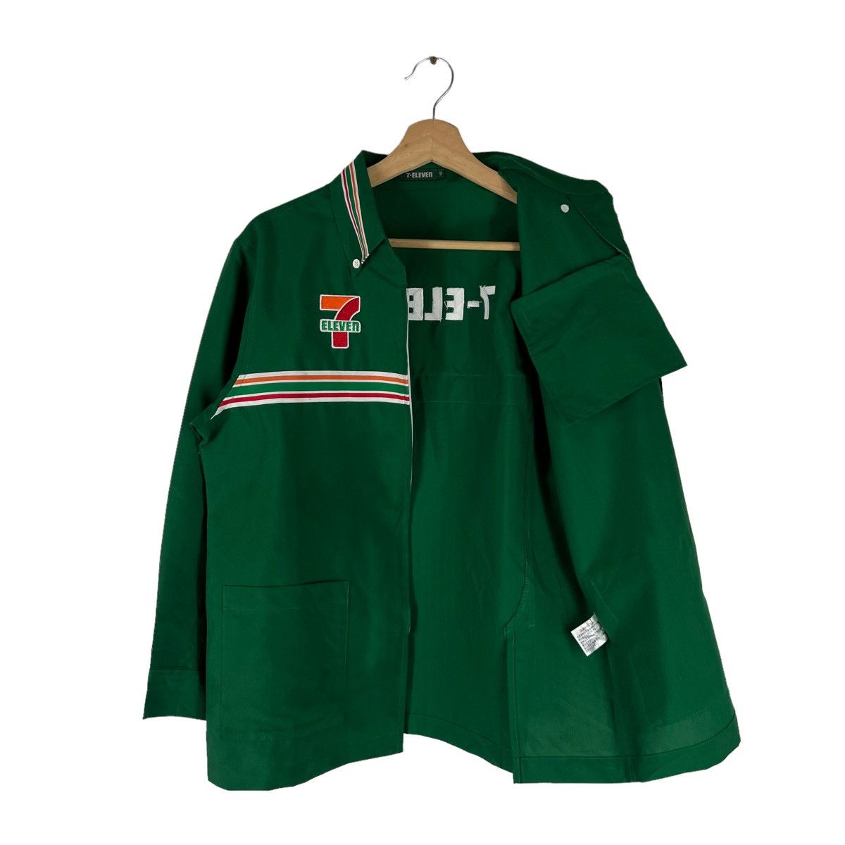 Japanese Brand VINTAGE 7 ELEVEN WORK JACKET BIG LOGO Size US M / EU 48-50 / 2 - 7 Thumbnail