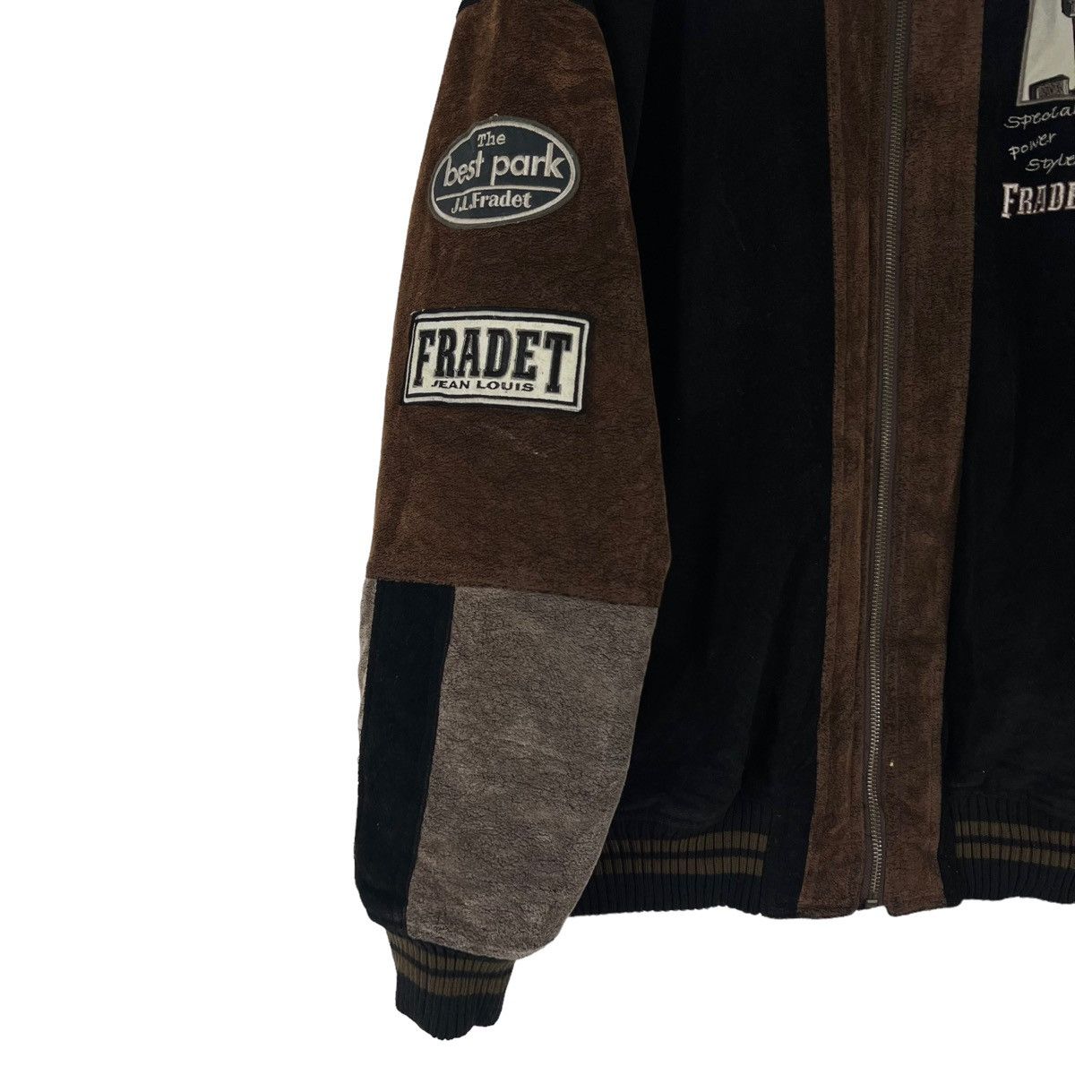 Japanese Brand VINTAGE VARSITY JACKET JEAN LOUIS PRADET SOFT LEATHER Size US L / EU 52-54 / 3 - 5 Thumbnail