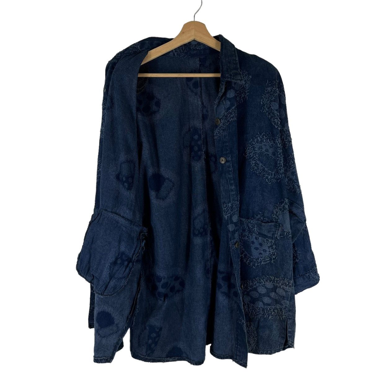 Japanese Brand VINTAGE INDIGO BLUE BLUE JAPAN DESIGN INSPIRED ISSEY MIYAKE Size US M / EU 48-50 / 2 - 6 Thumbnail