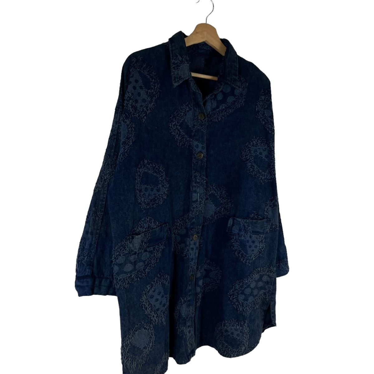 Japanese Brand VINTAGE INDIGO BLUE BLUE JAPAN DESIGN INSPIRED ISSEY MIYAKE Size US M / EU 48-50 / 2 - 5 Thumbnail