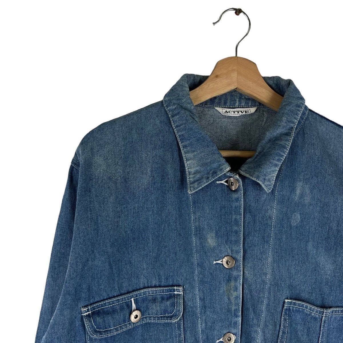 Japanese Brand VINTAGE CHORE DENIM WORK CANVAS DUCK JACKET ACTIVE JAPAN Size US M / EU 48-50 / 2 - 7 Thumbnail