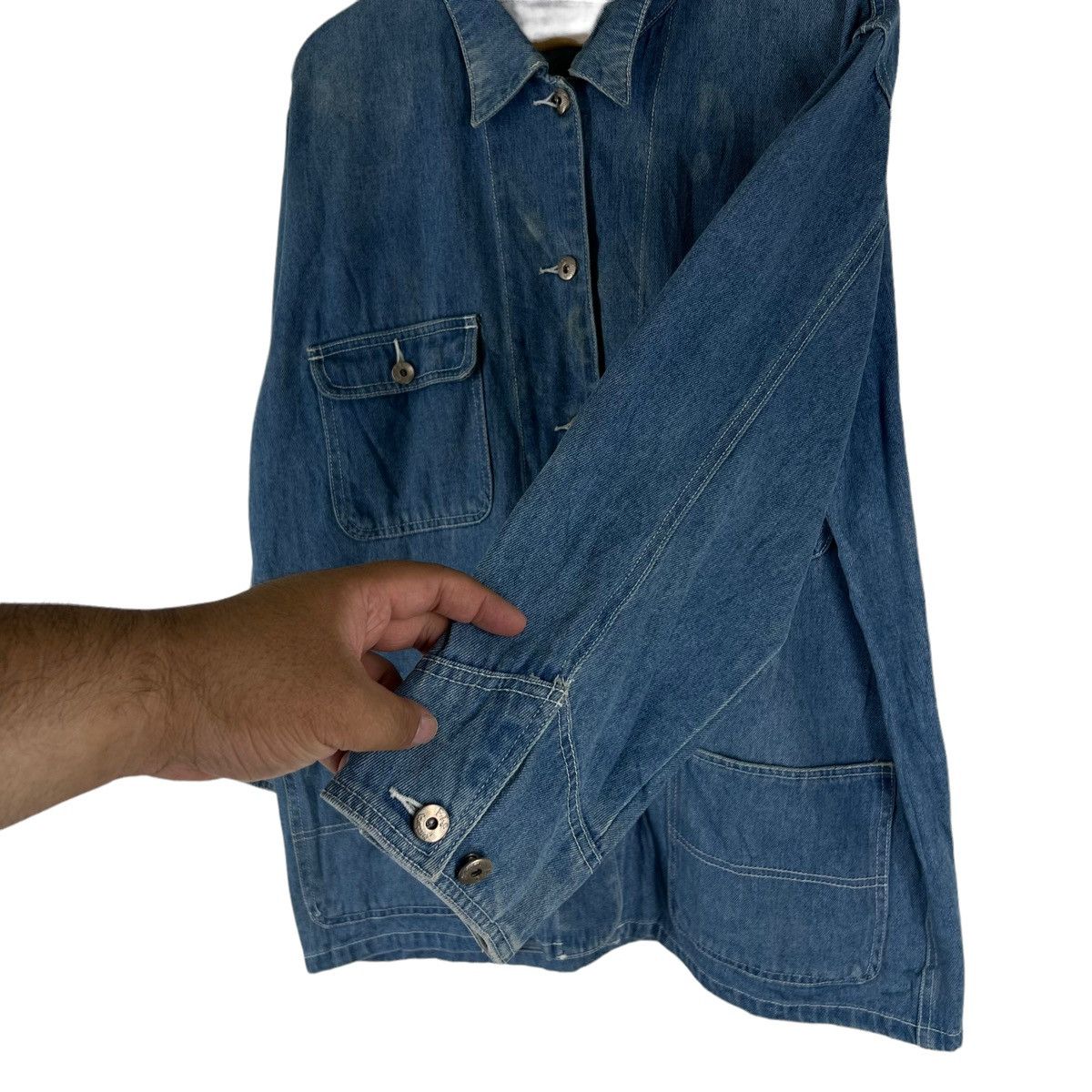 Japanese Brand VINTAGE CHORE DENIM WORK CANVAS DUCK JACKET ACTIVE JAPAN Size US M / EU 48-50 / 2 - 4 Thumbnail