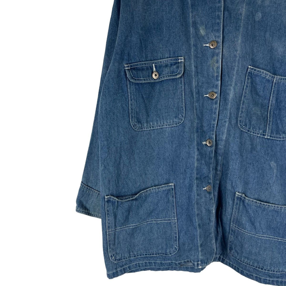 Japanese Brand VINTAGE CHORE DENIM WORK CANVAS DUCK JACKET ACTIVE JAPAN Size US M / EU 48-50 / 2 - 3 Thumbnail