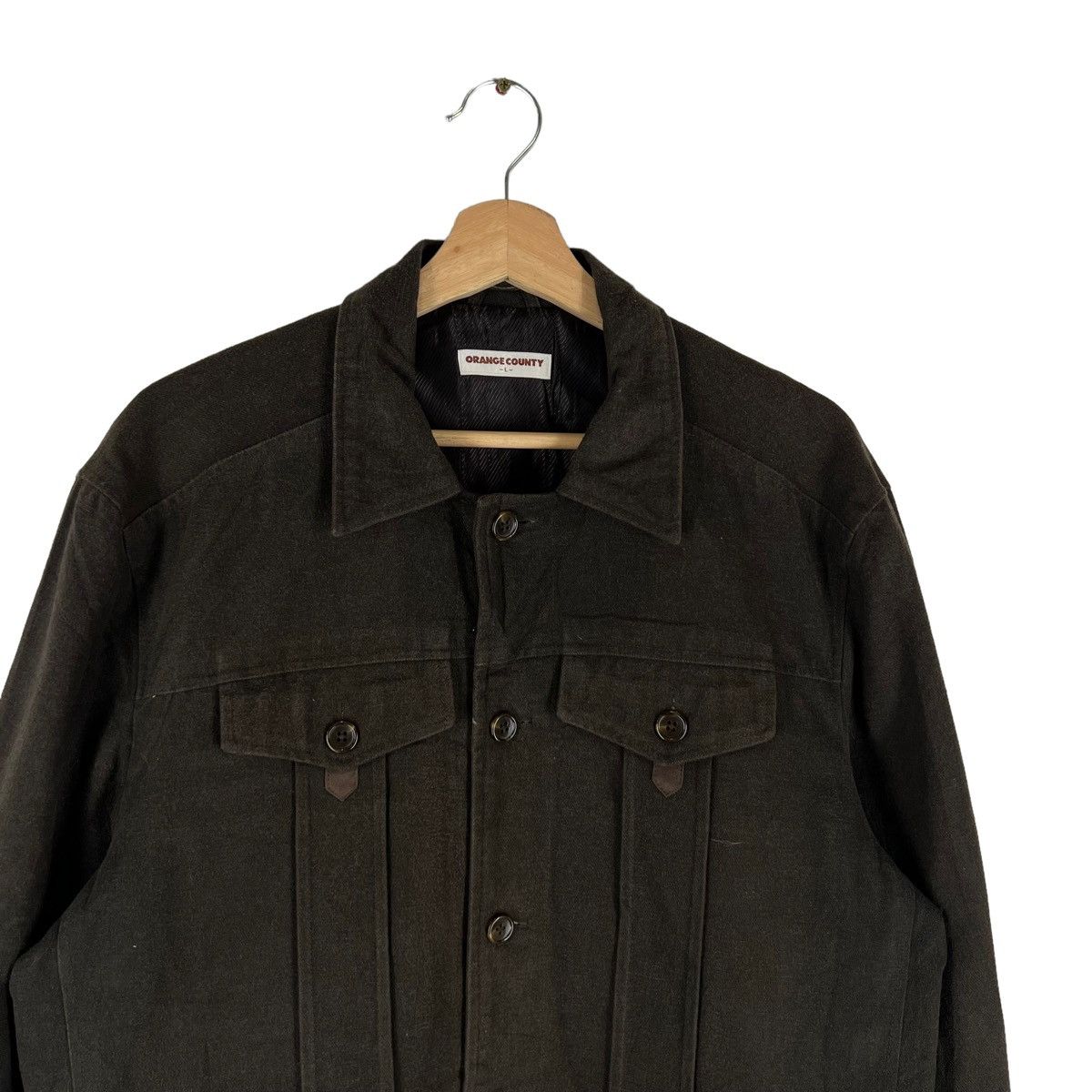 Japanese Brand VINTAGE CHORE JACKET TRUCKER ORANGE COUNTRY ISSEY MIYAKE Size US L / EU 52-54 / 3 - 3 Thumbnail