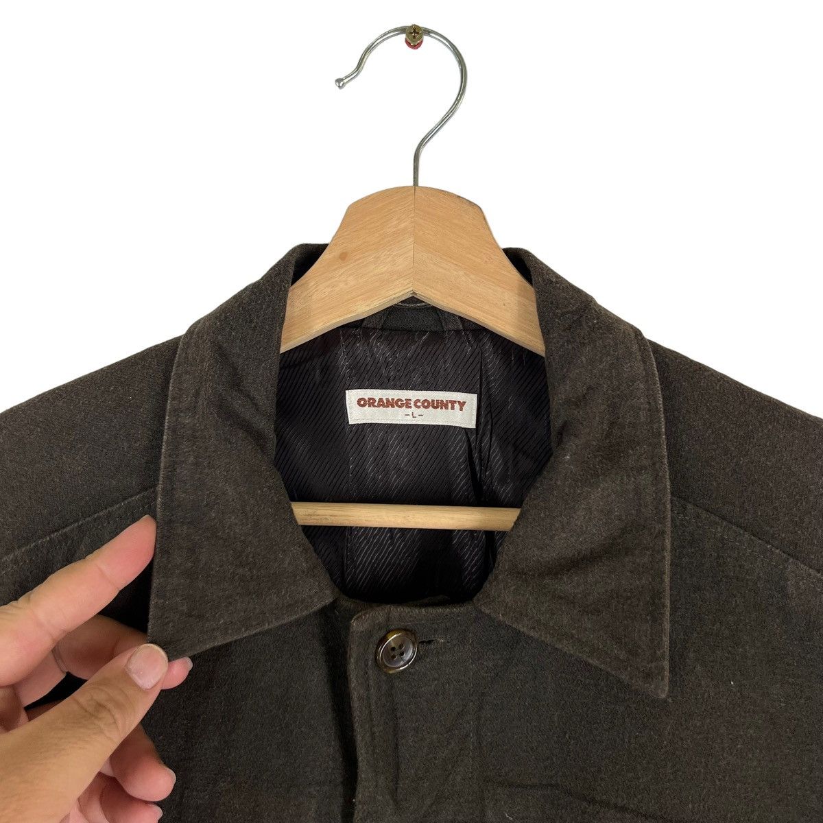 Japanese Brand VINTAGE CHORE JACKET TRUCKER ORANGE COUNTRY ISSEY MIYAKE Size US L / EU 52-54 / 3 - 4 Thumbnail