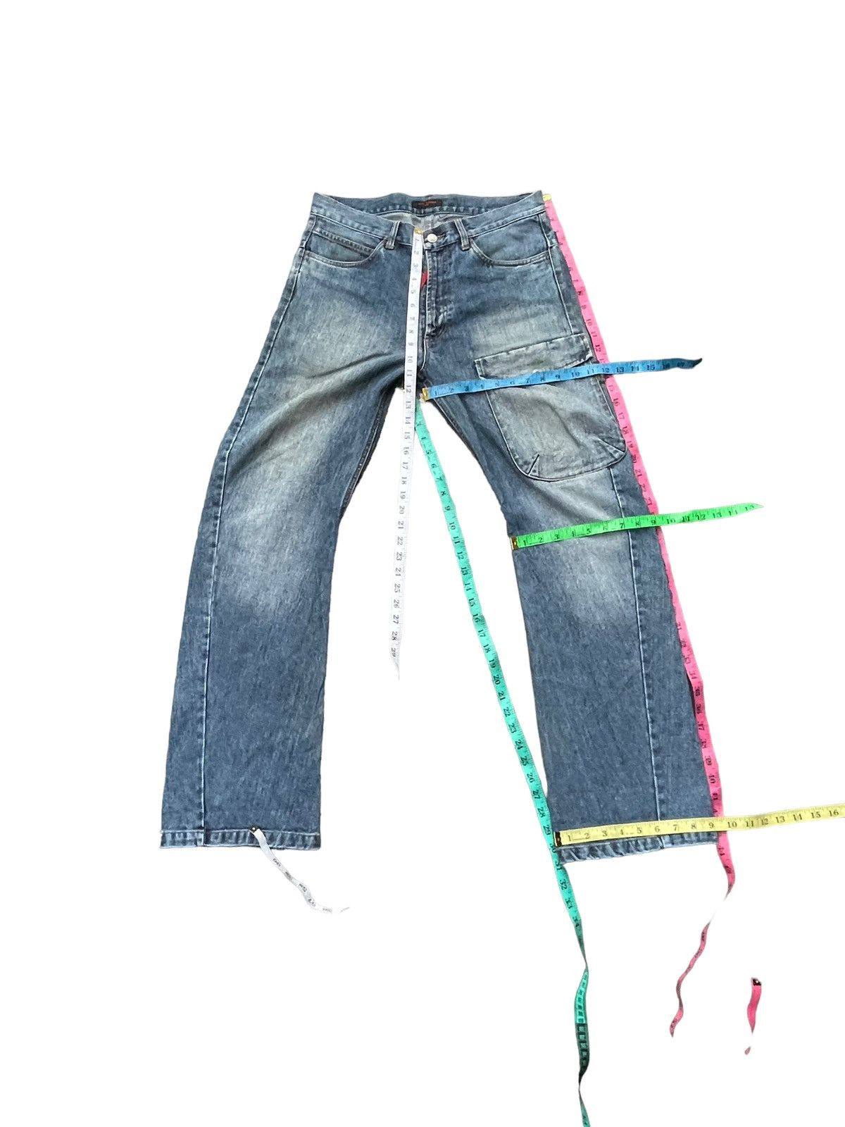 Designer × Japanese Brand 291295 Homme Narrow Denim Size US 34 / EU 50 - 18 Thumbnail