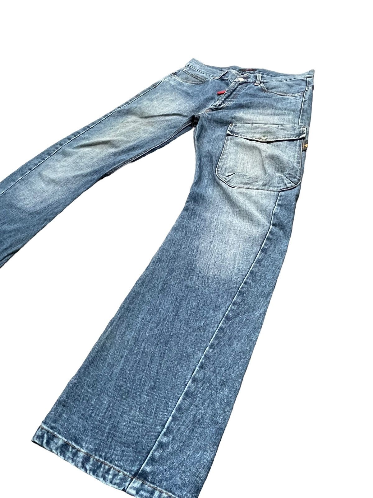 Designer × Japanese Brand 291295 Homme Narrow Denim Size US 34 / EU 50 - 2 Thumbnail