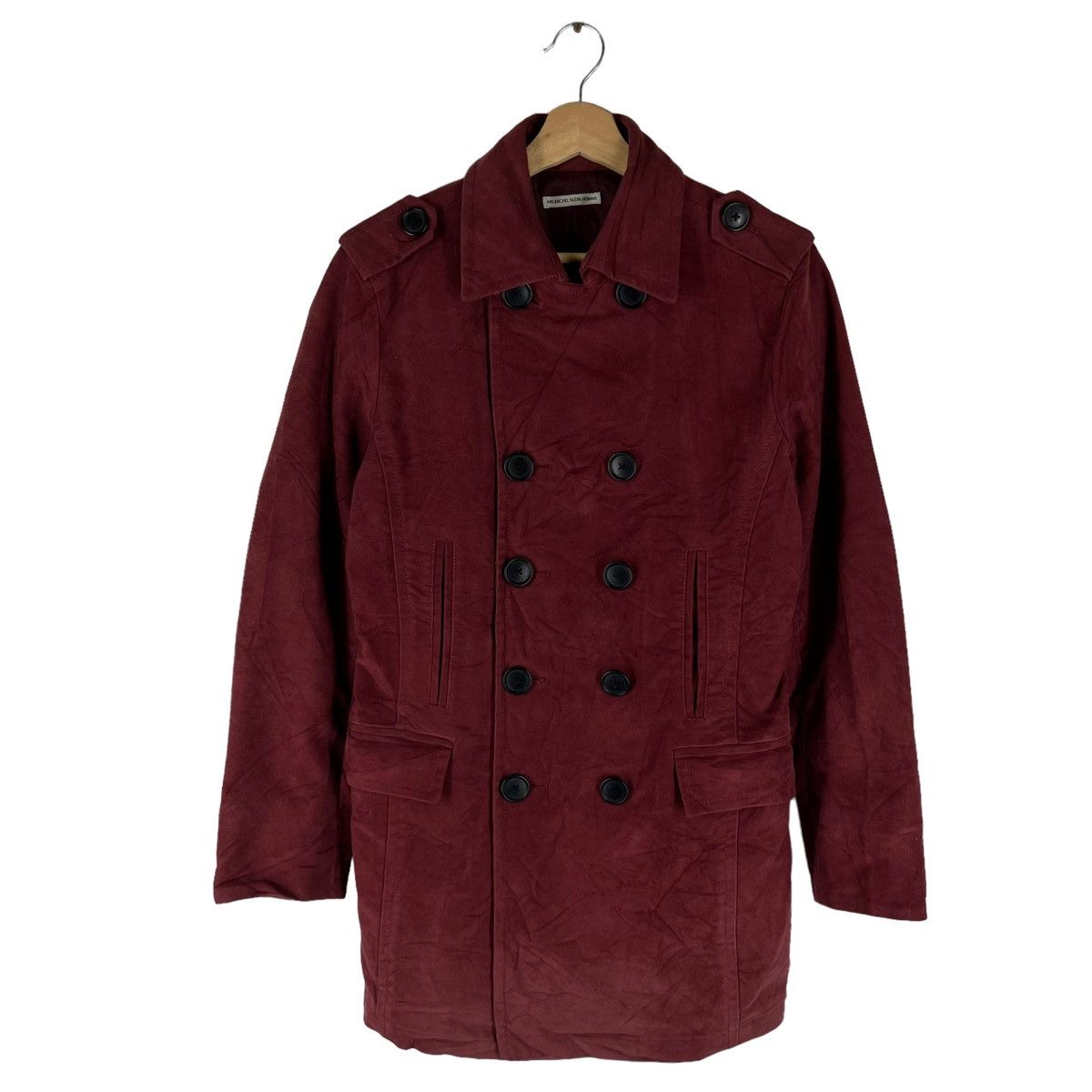 VINTAGE MICHEL KLEIN HOMME DUFFLE WOOL JACKET