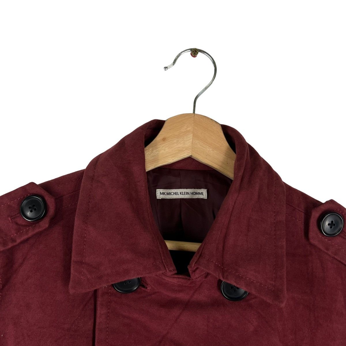Japanese Brand VINTAGE MICHEL KLEIN HOMME DUFFLE WOOL JACKET Size US M / EU 48-50 / 2 - 6 Thumbnail