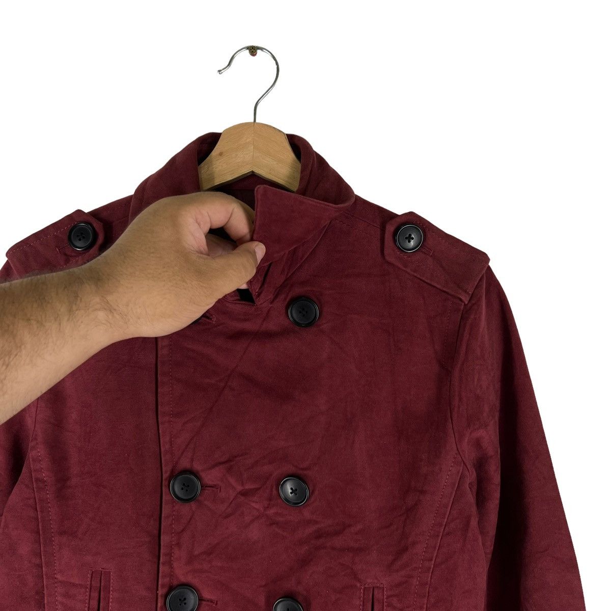 Japanese Brand VINTAGE MICHEL KLEIN HOMME DUFFLE WOOL JACKET Size US M / EU 48-50 / 2 - 4 Thumbnail