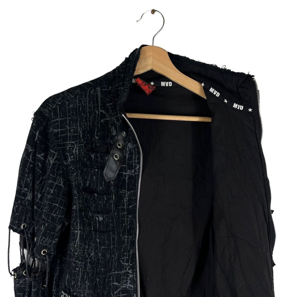 Japanese Brand RARE PUNK DESIGN DISTRESSED MAD JACKET VIVIENNE WESTWOOD Size US M / EU 48-50 / 2 - 16 Thumbnail