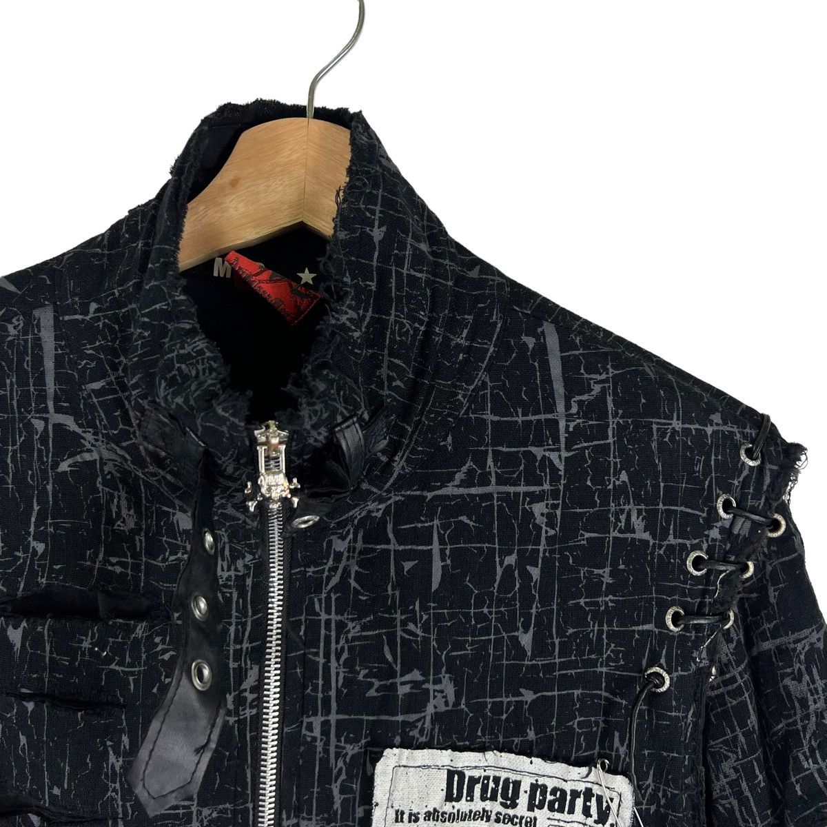 Japanese Brand RARE PUNK DESIGN DISTRESSED MAD JACKET VIVIENNE WESTWOOD Size US M / EU 48-50 / 2 - 10 Thumbnail