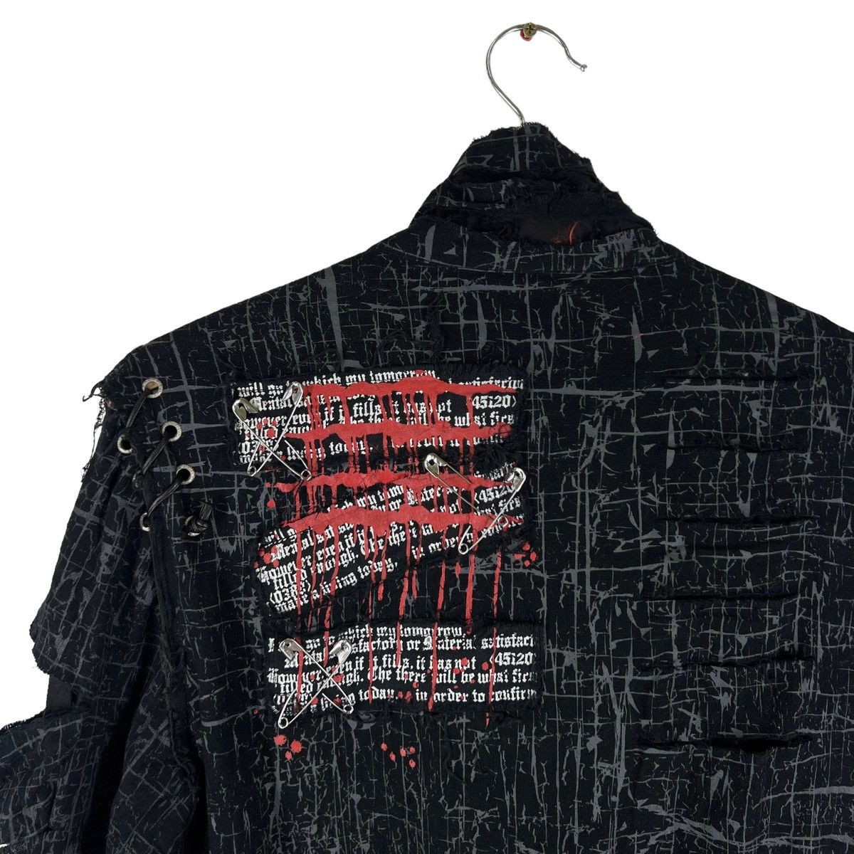Japanese Brand RARE PUNK DESIGN DISTRESSED MAD JACKET VIVIENNE WESTWOOD Size US M / EU 48-50 / 2 - 14 Thumbnail