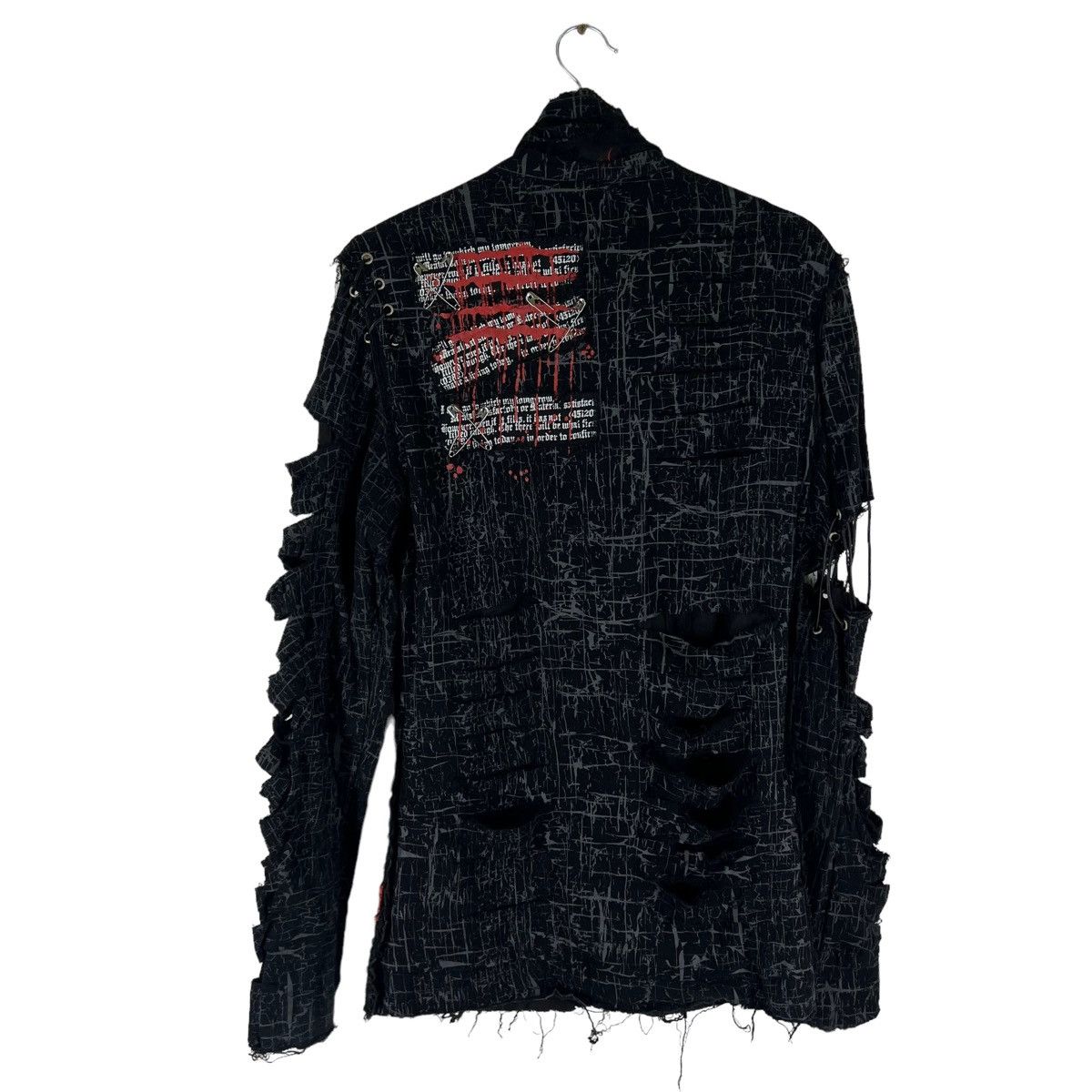 Japanese Brand RARE PUNK DESIGN DISTRESSED MAD JACKET VIVIENNE WESTWOOD Size US M / EU 48-50 / 2 - 11 Thumbnail