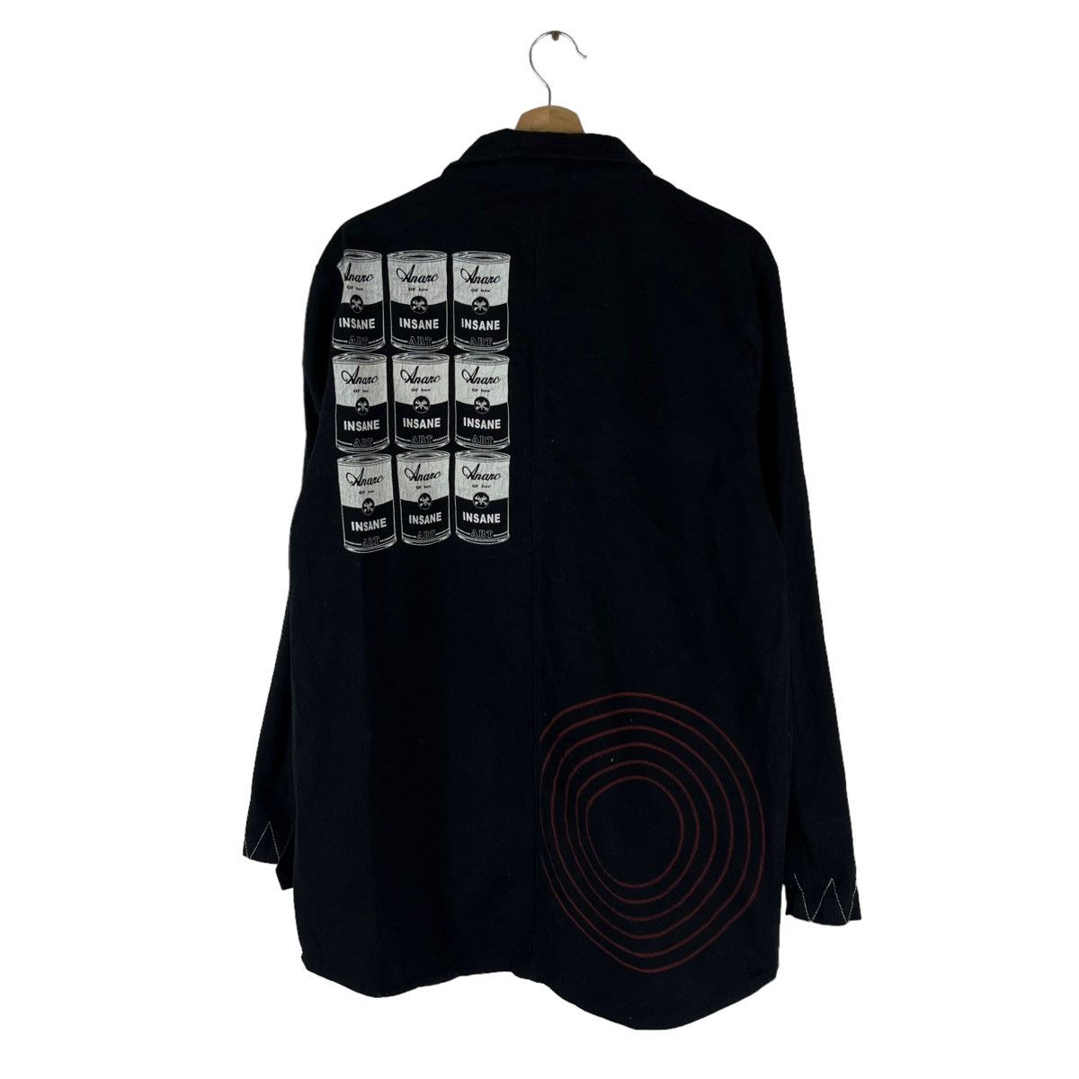 Japanese Brand RARE ANARC OF HEX CHORE JACKET PUNK DESIGN BIG LOGO Size US L / EU 52-54 / 3 - 2 Thumbnail