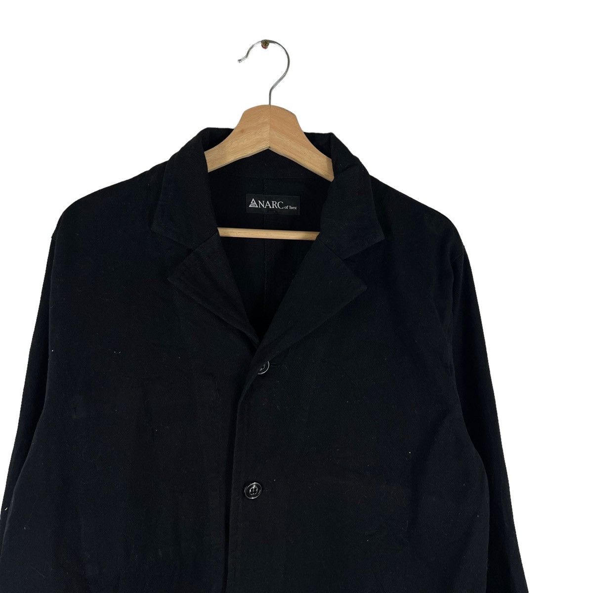 Japanese Brand RARE ANARC OF HEX CHORE JACKET PUNK DESIGN BIG LOGO Size US L / EU 52-54 / 3 - 4 Thumbnail