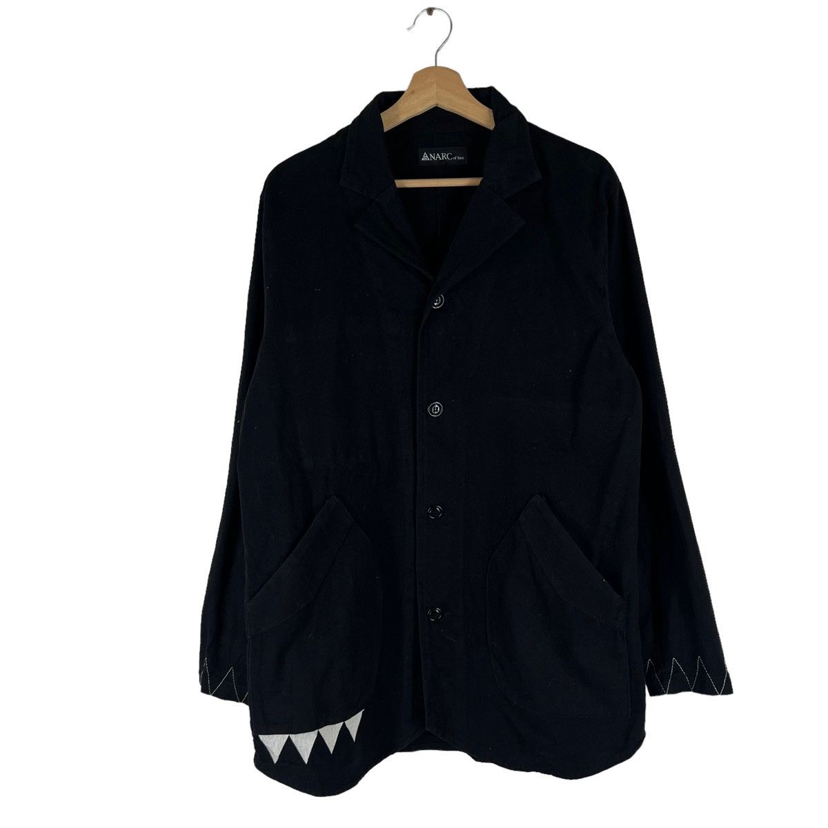 Japanese Brand RARE ANARC OF HEX CHORE JACKET PUNK DESIGN BIG LOGO Size US L / EU 52-54 / 3 - 1 Thumbnail
