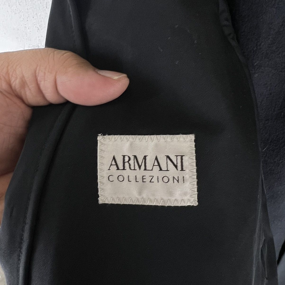 Vintage RUNWAY WINTER LONG JACKET ARMANI COLLEZIONI ISSEY MIYAKE Size US M / EU 48-50 / 2 - 12 Thumbnail