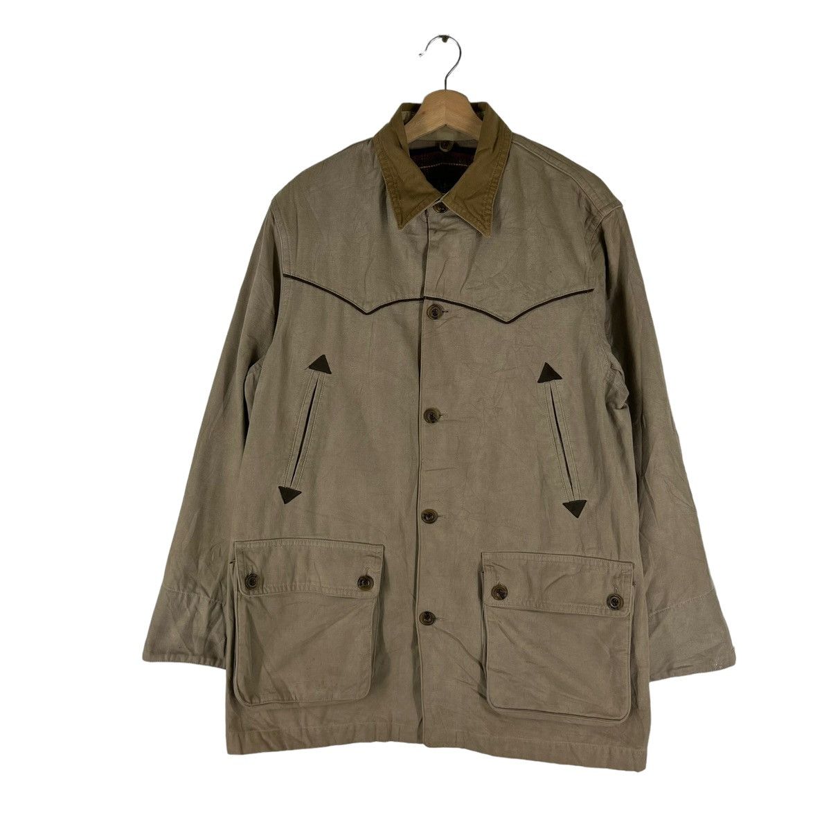 Japanese Brand VINTAGE CHORE WORK JACKET WILLIS & GREIGER BLANKET LINING Size US L / EU 52-54 / 3 - 1 Thumbnail