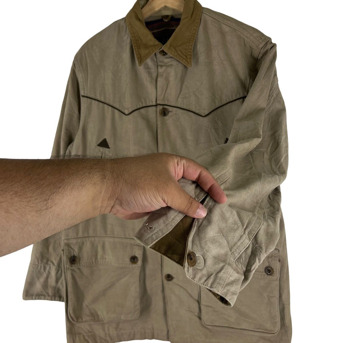 Japanese Brand VINTAGE CHORE WORK JACKET WILLIS & GREIGER BLANKET LINING Size US L / EU 52-54 / 3 - 5 Thumbnail