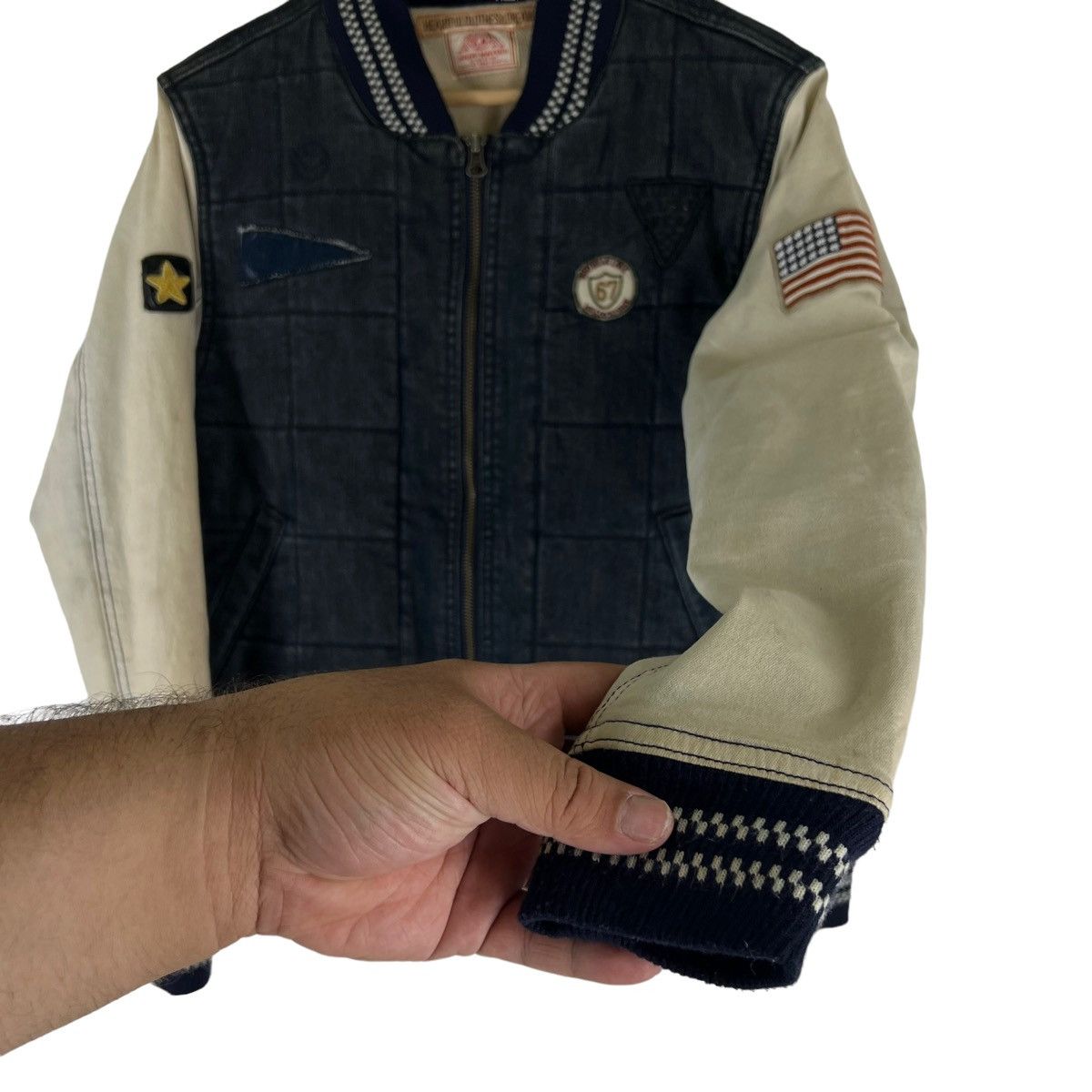 Japanese Brand VINTAGE VARSITY JACKET KRIFF MAYER JAPAN HYSTERIC GLAMOUR Size US M / EU 48-50 / 2 - 8 Thumbnail