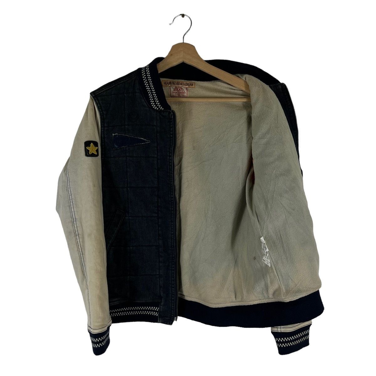 Japanese Brand VINTAGE VARSITY JACKET KRIFF MAYER JAPAN HYSTERIC GLAMOUR Size US M / EU 48-50 / 2 - 6 Thumbnail