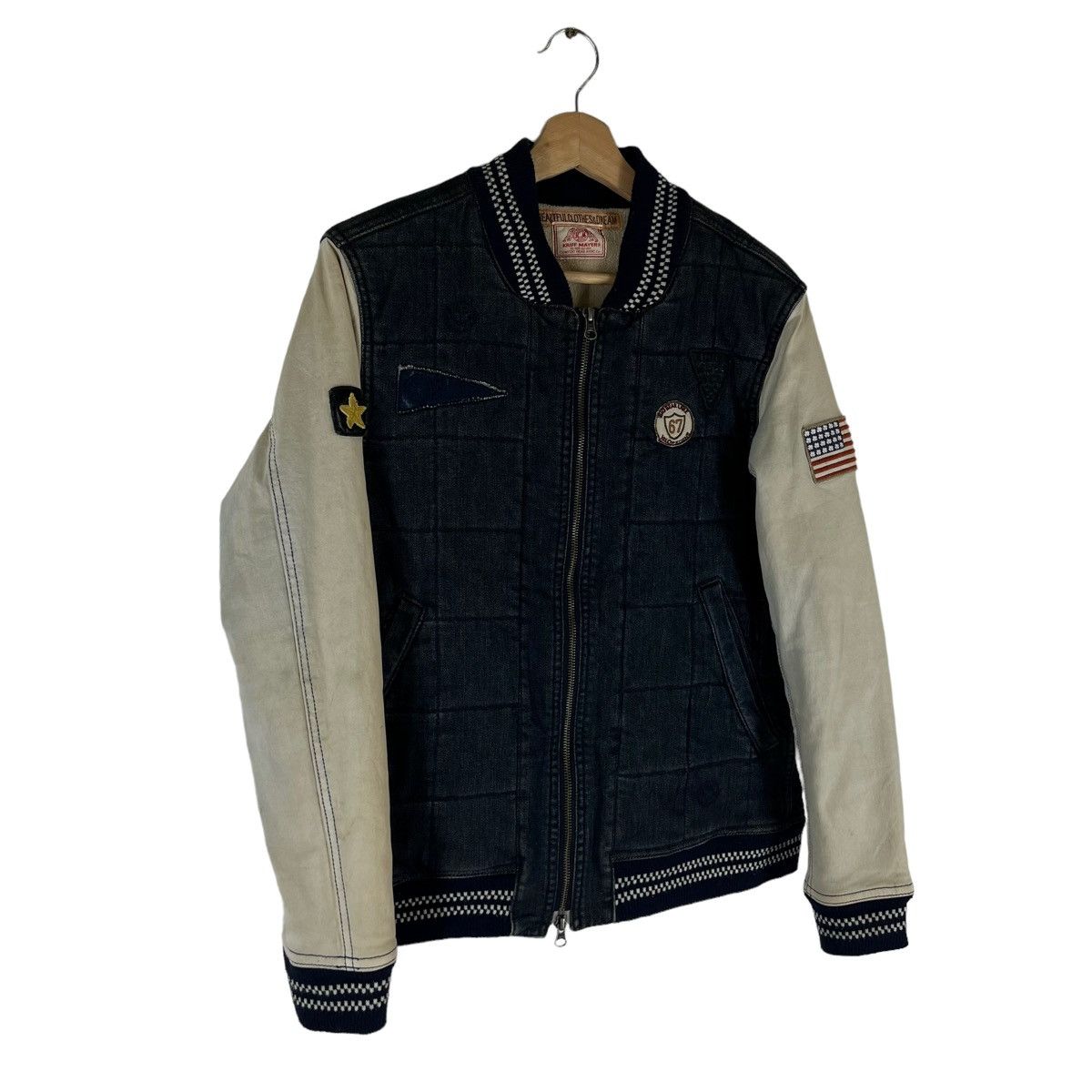 Japanese Brand VINTAGE VARSITY JACKET KRIFF MAYER JAPAN HYSTERIC GLAMOUR Size US M / EU 48-50 / 2 - 2 Thumbnail