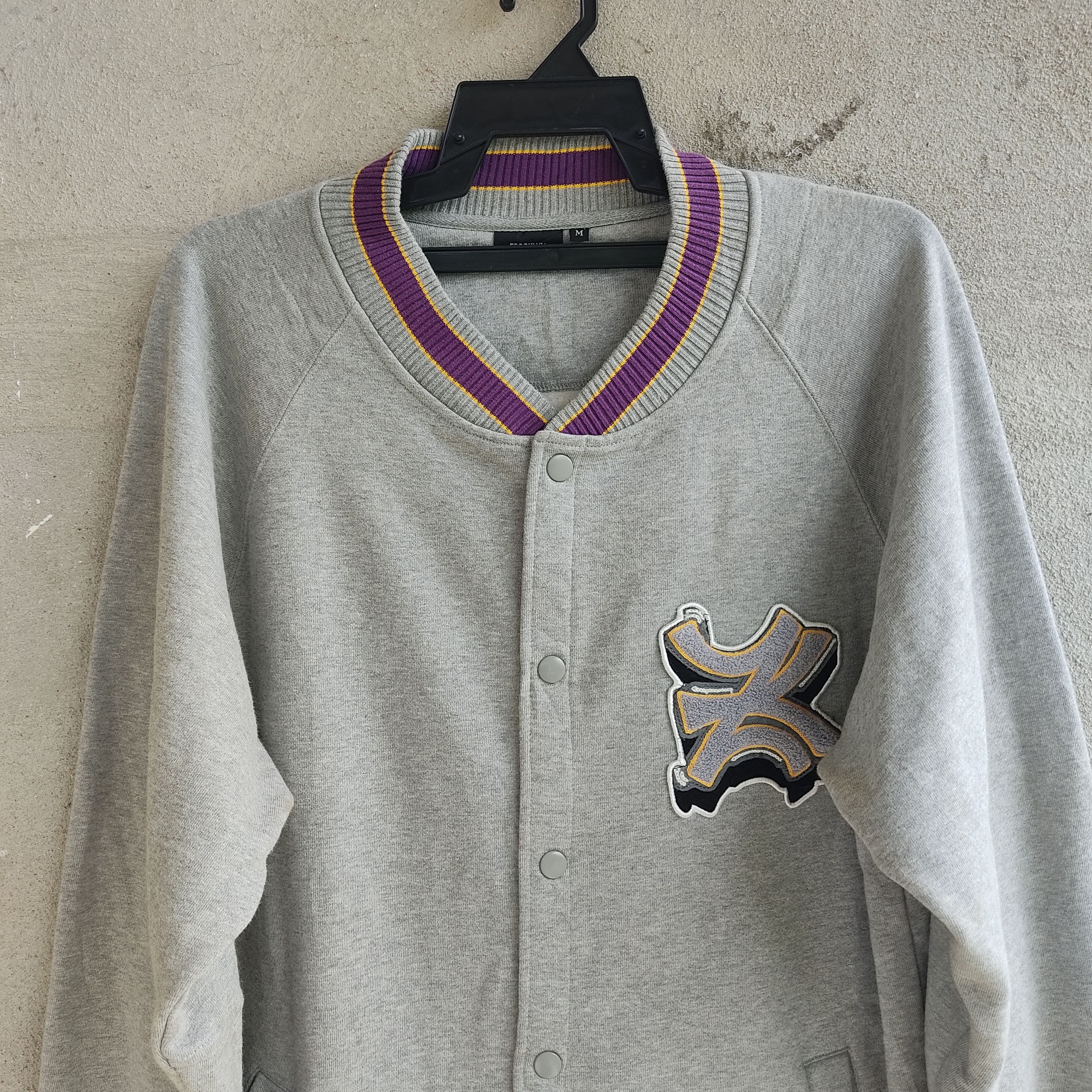 Japanese Brand Brooklyn NewYork Embroid Big Logo Spell Out Varsity Jacket Size US M / EU 48-50 / 2 - 2 Thumbnail