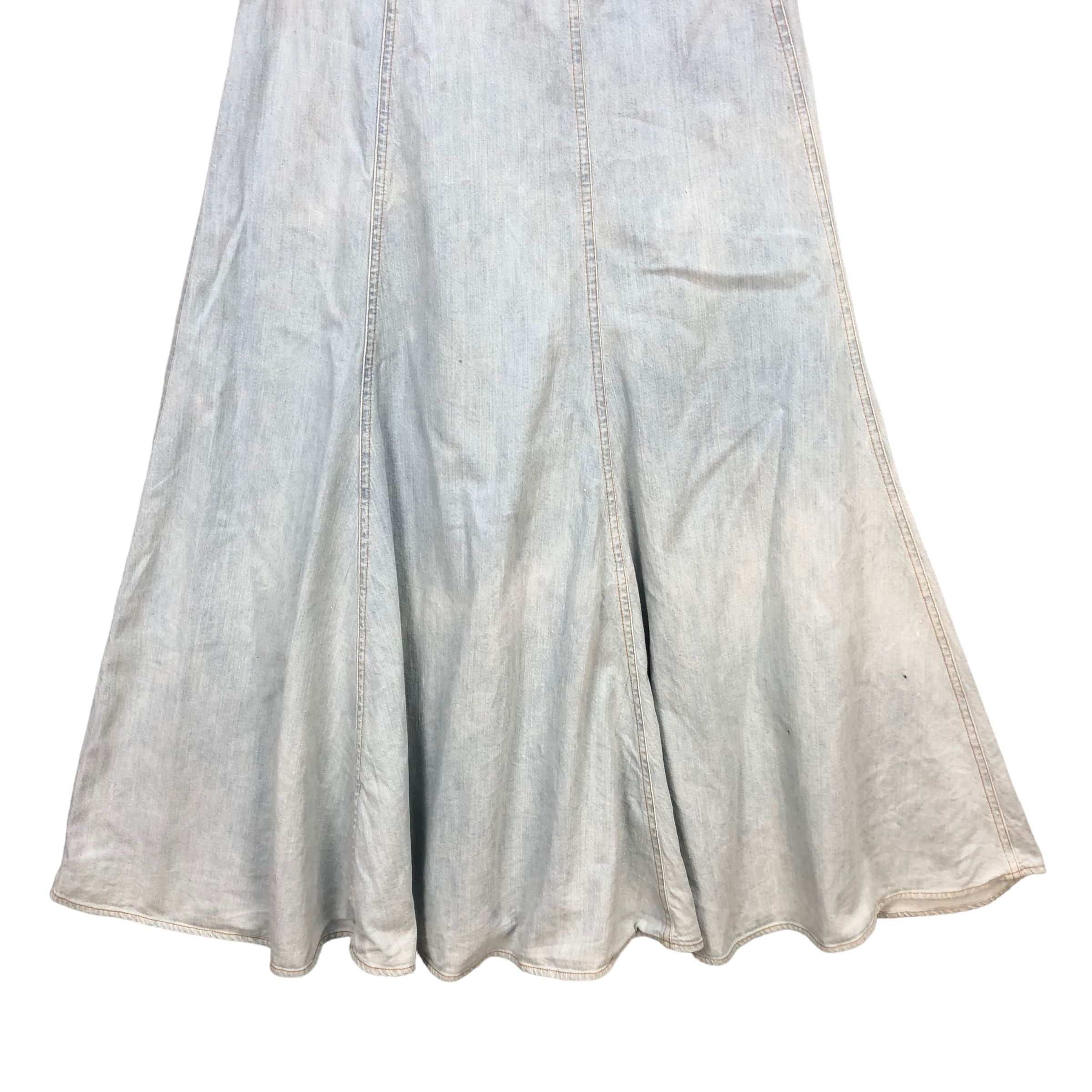 Christian Lacroix BAZAR DE CHRISTIAN LACROIX LIGHT WASH DENIM DRESS #7146-112 Size S / US 4 / IT 40 - 5 Thumbnail