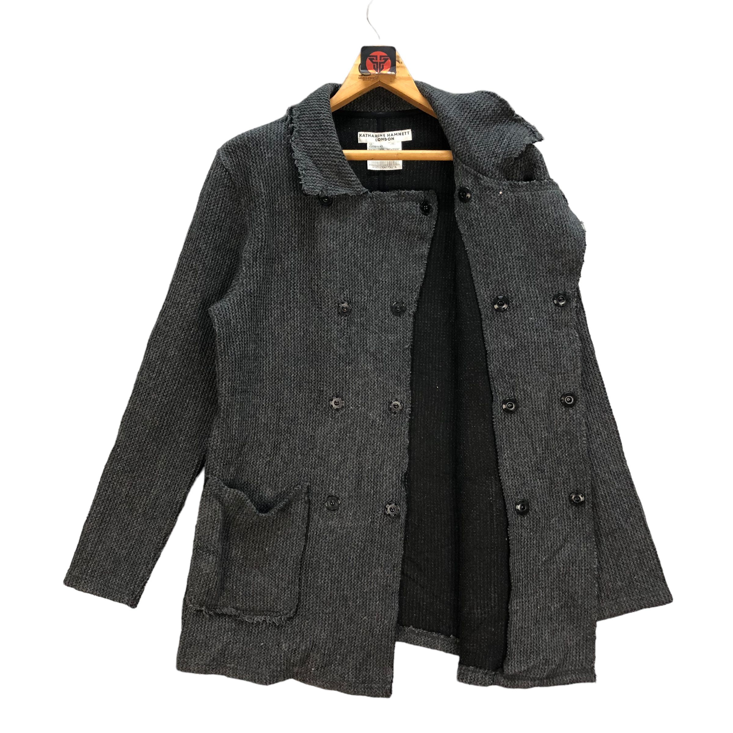 Katharine Hamnett London KATHARINE HAMNETT LONDON COAT JACKET #7178-116 Size L / US 10 / IT 46 - 6 Thumbnail