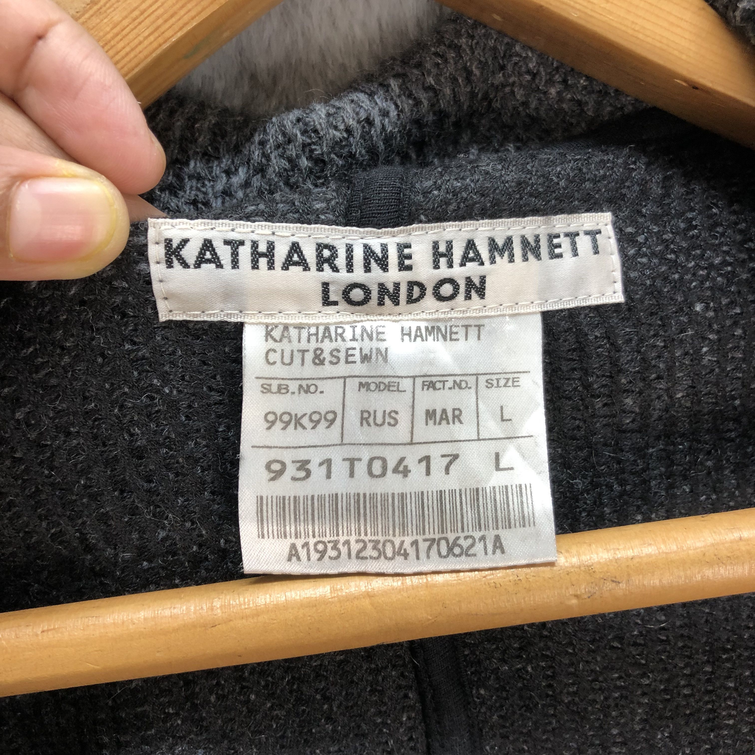 Katharine Hamnett London KATHARINE HAMNETT LONDON COAT JACKET #7178-116 Size L / US 10 / IT 46 - 8 Thumbnail