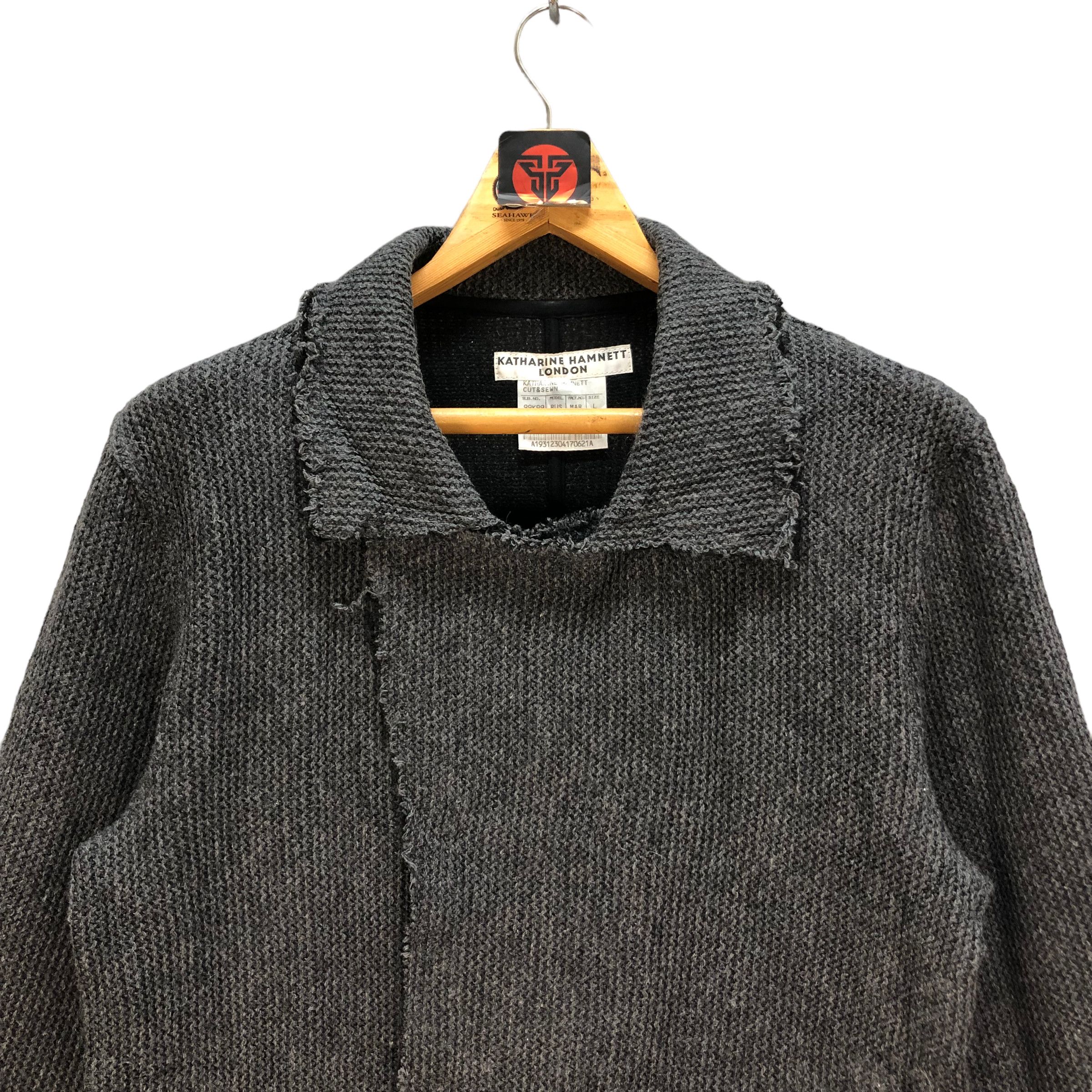 Katharine Hamnett London KATHARINE HAMNETT LONDON COAT JACKET #7178-116 Size L / US 10 / IT 46 - 2 Thumbnail