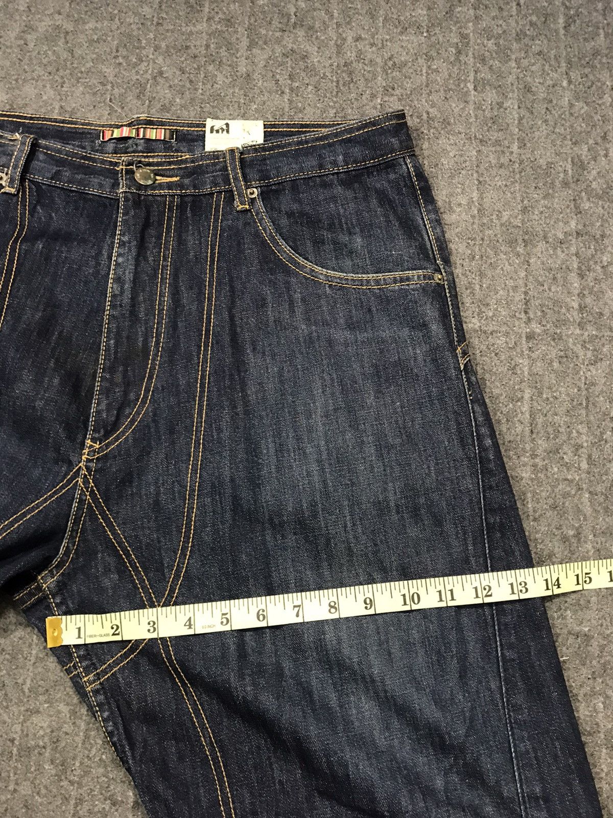 Japanese Brand Active Urban Wear Balance wear Double Knee Denim Jeans Size US 36 / EU 52 - 16 Thumbnail