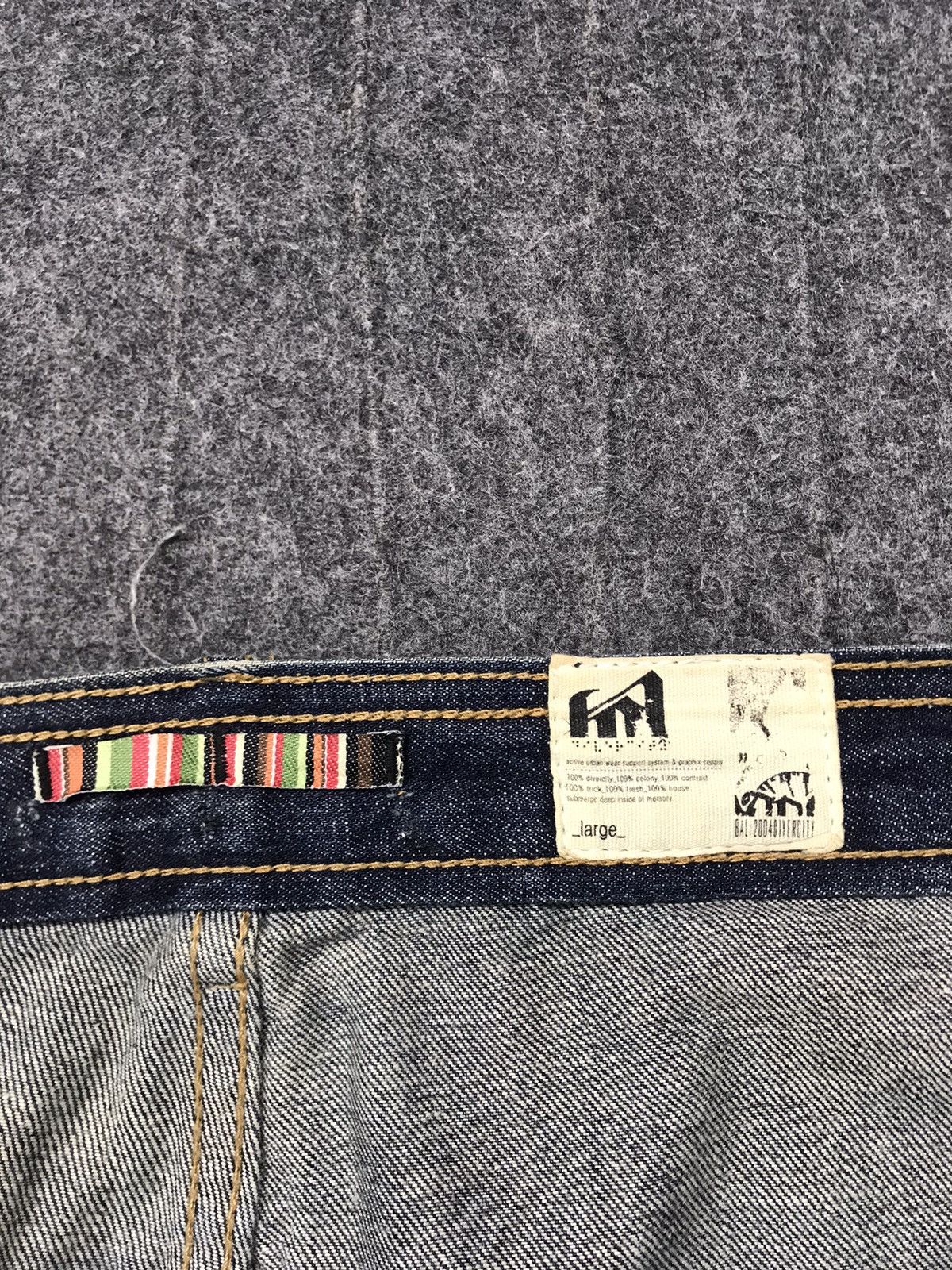 Japanese Brand Active Urban Wear Balance wear Double Knee Denim Jeans Size US 36 / EU 52 - 10 Thumbnail