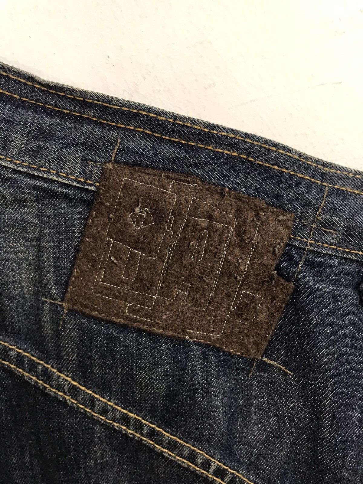 Japanese Brand Active Urban Wear Balance wear Double Knee Denim Jeans Size US 36 / EU 52 - 8 Thumbnail