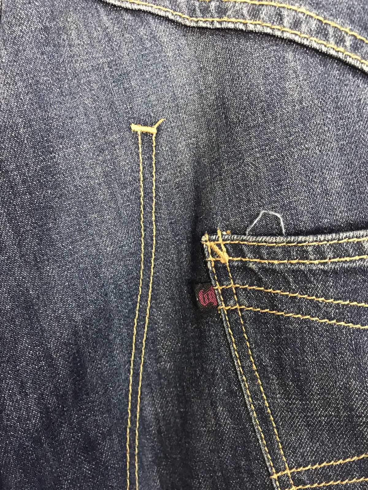 Japanese Brand Active Urban Wear Balance wear Double Knee Denim Jeans Size US 36 / EU 52 - 9 Thumbnail