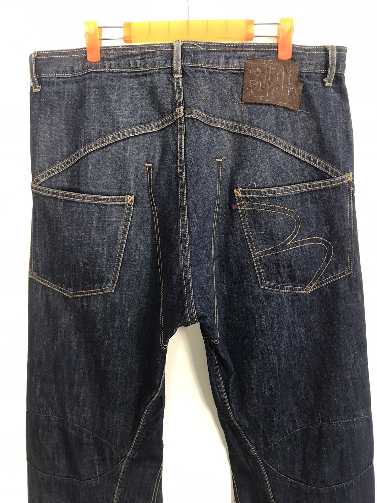 Japanese Brand Active Urban Wear Balance wear Double Knee Denim Jeans Size US 36 / EU 52 - 4 Thumbnail