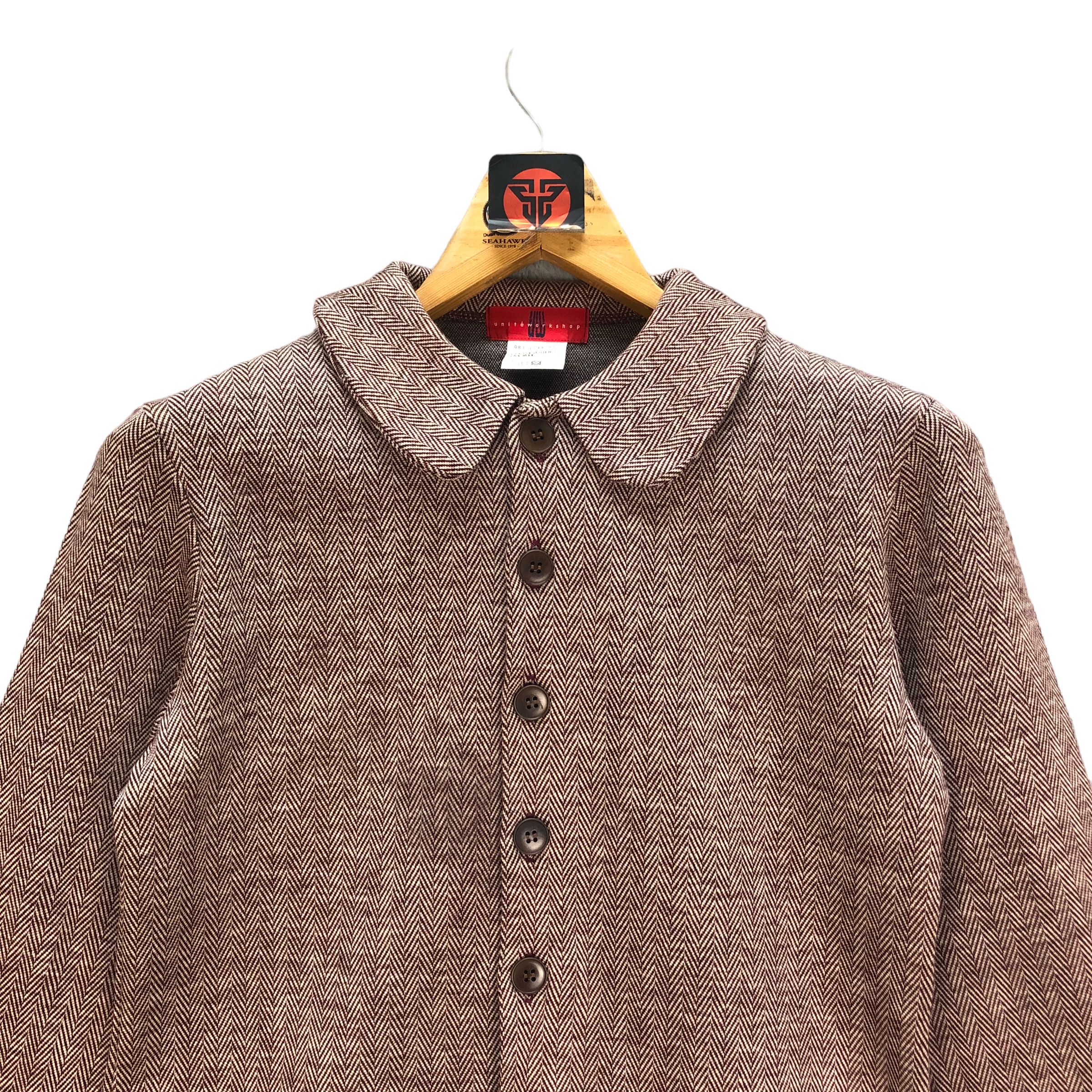 Japanese Brand UNITE WORKSHOP COAT JACKET #7182-116 Size XS / US 0-2 / IT 36-38 - 2 Thumbnail