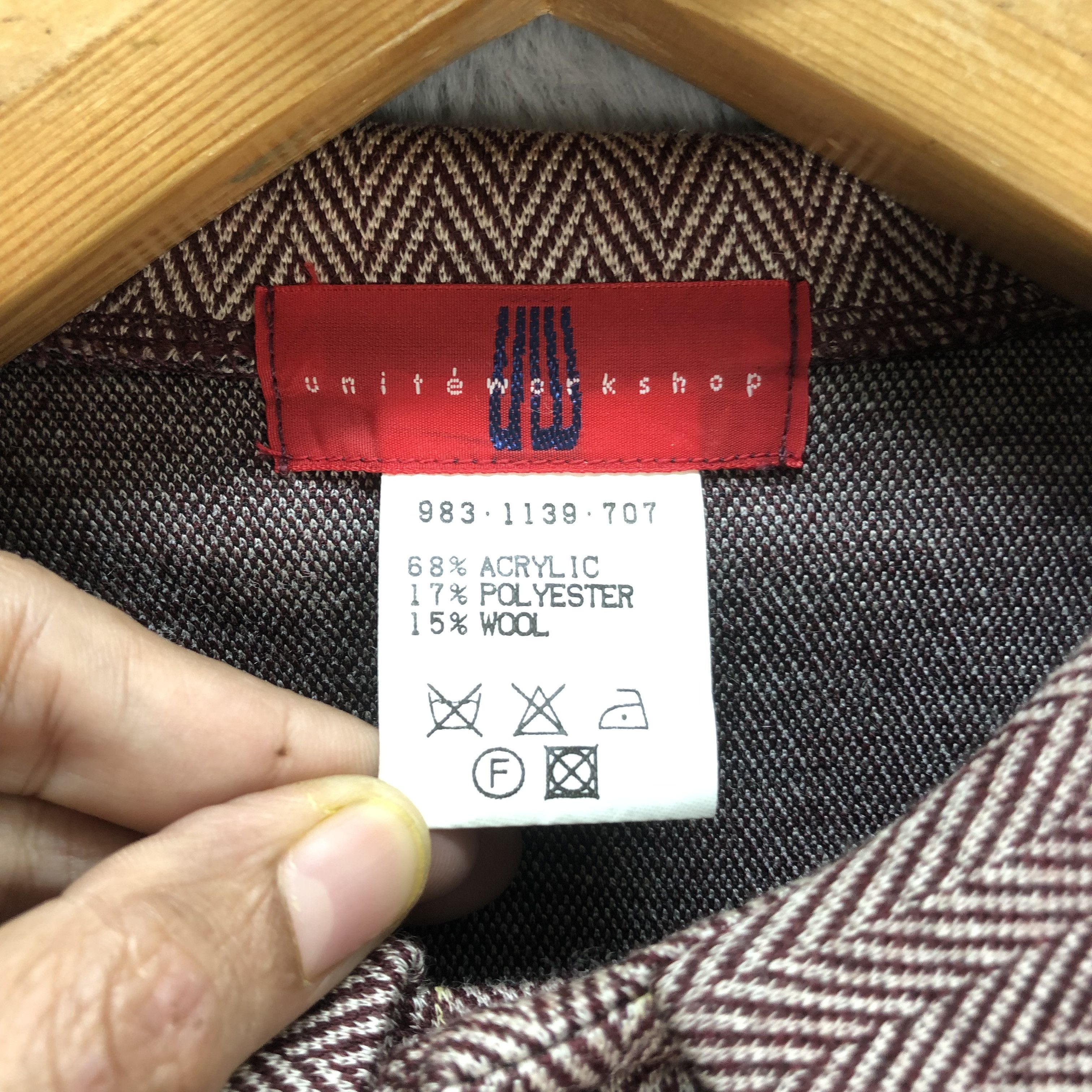 Japanese Brand UNITE WORKSHOP COAT JACKET #7182-116 Size XS / US 0-2 / IT 36-38 - 6 Thumbnail