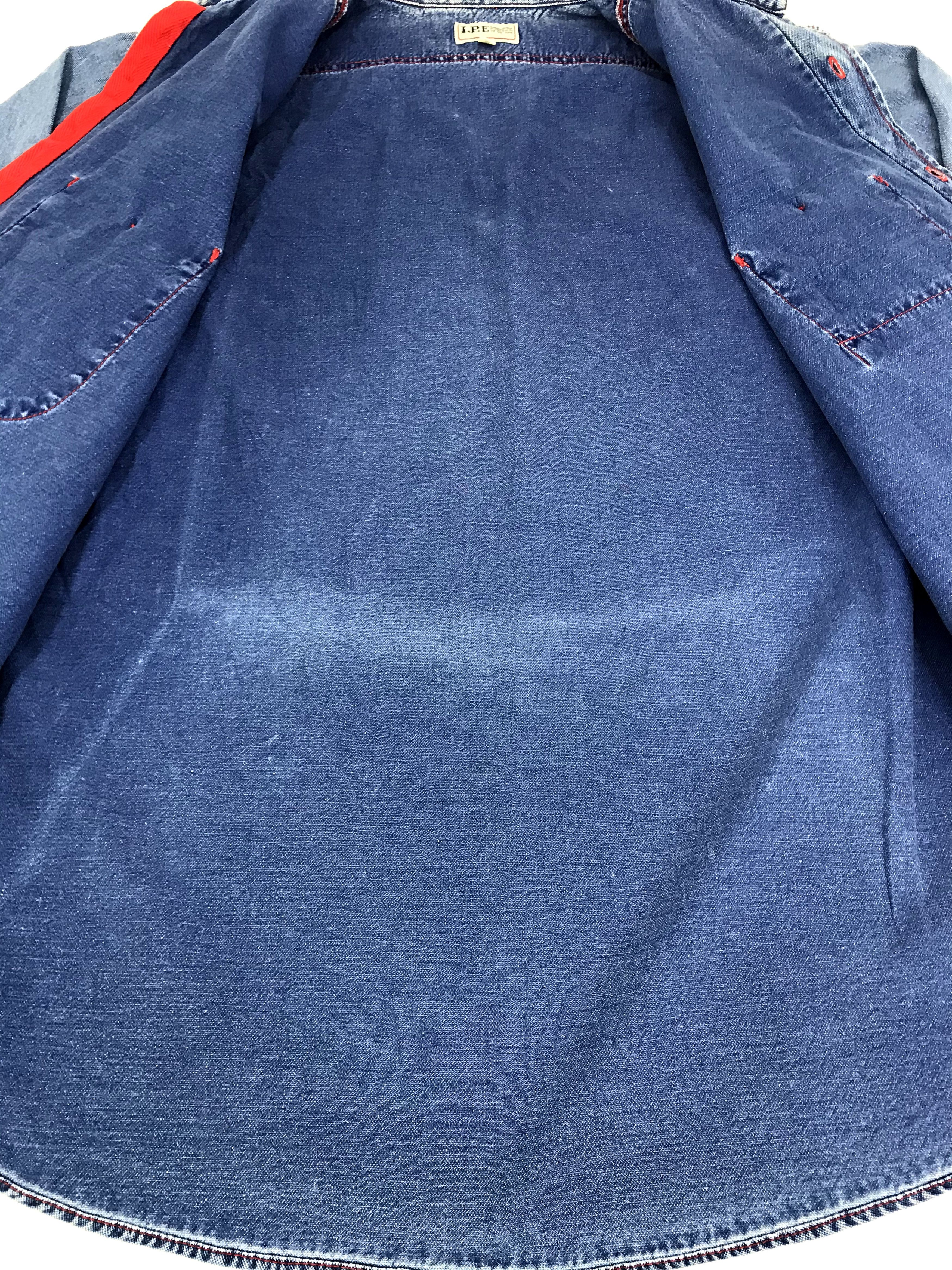 Big John Rare Vintage IPE Big John Indigo Planet Earth Denim Jeans Size US L / EU 52-54 / 3 - 5 Thumbnail