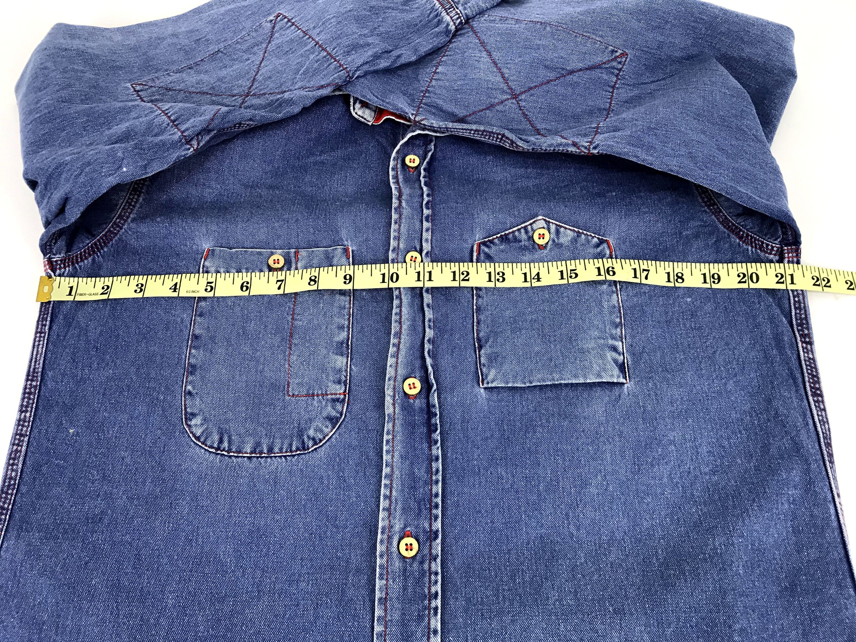 Big John Rare Vintage IPE Big John Indigo Planet Earth Denim Jeans Size US L / EU 52-54 / 3 - 8 Thumbnail