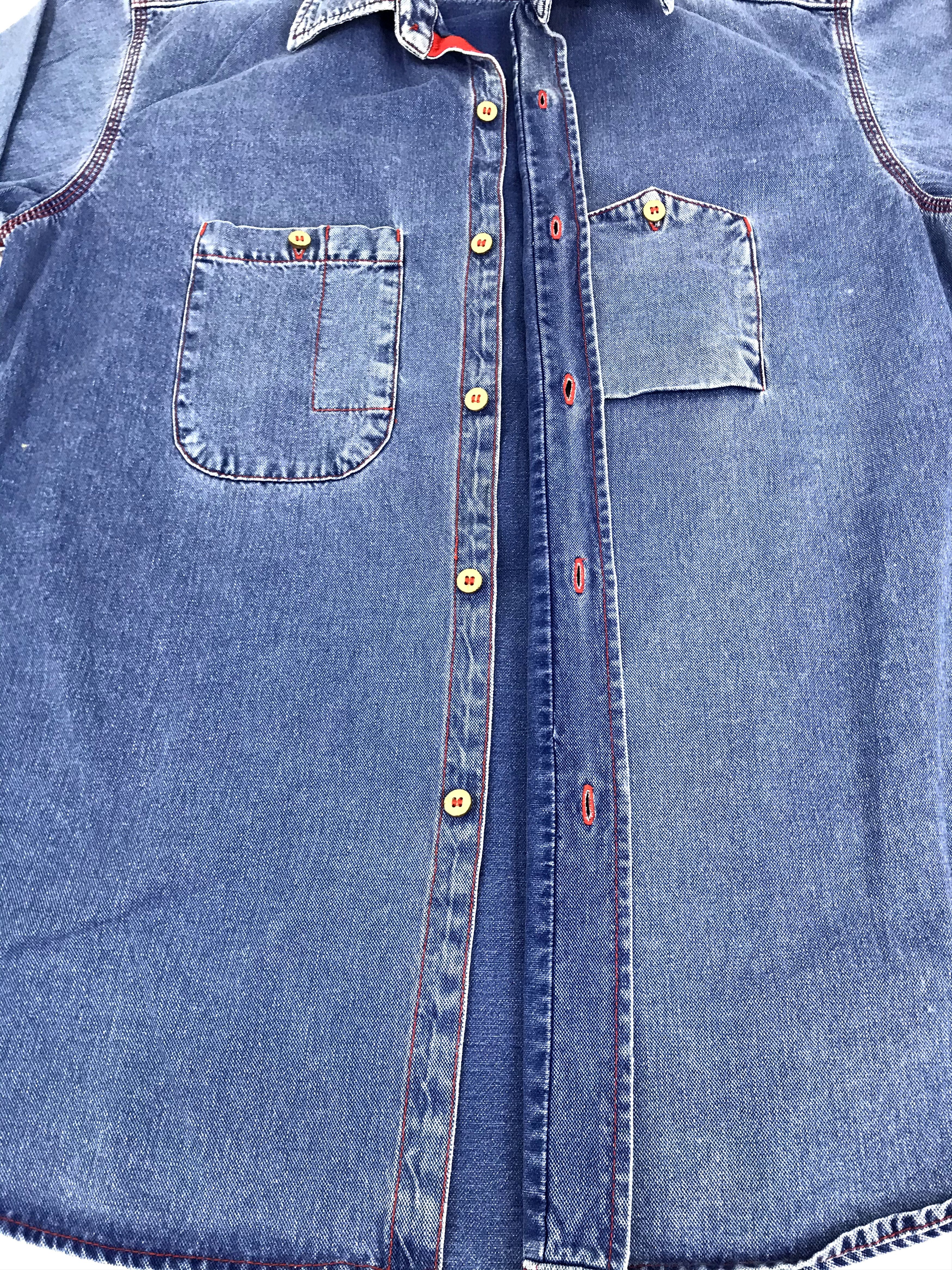 Big John Rare Vintage IPE Big John Indigo Planet Earth Denim Jeans Size US L / EU 52-54 / 3 - 4 Thumbnail