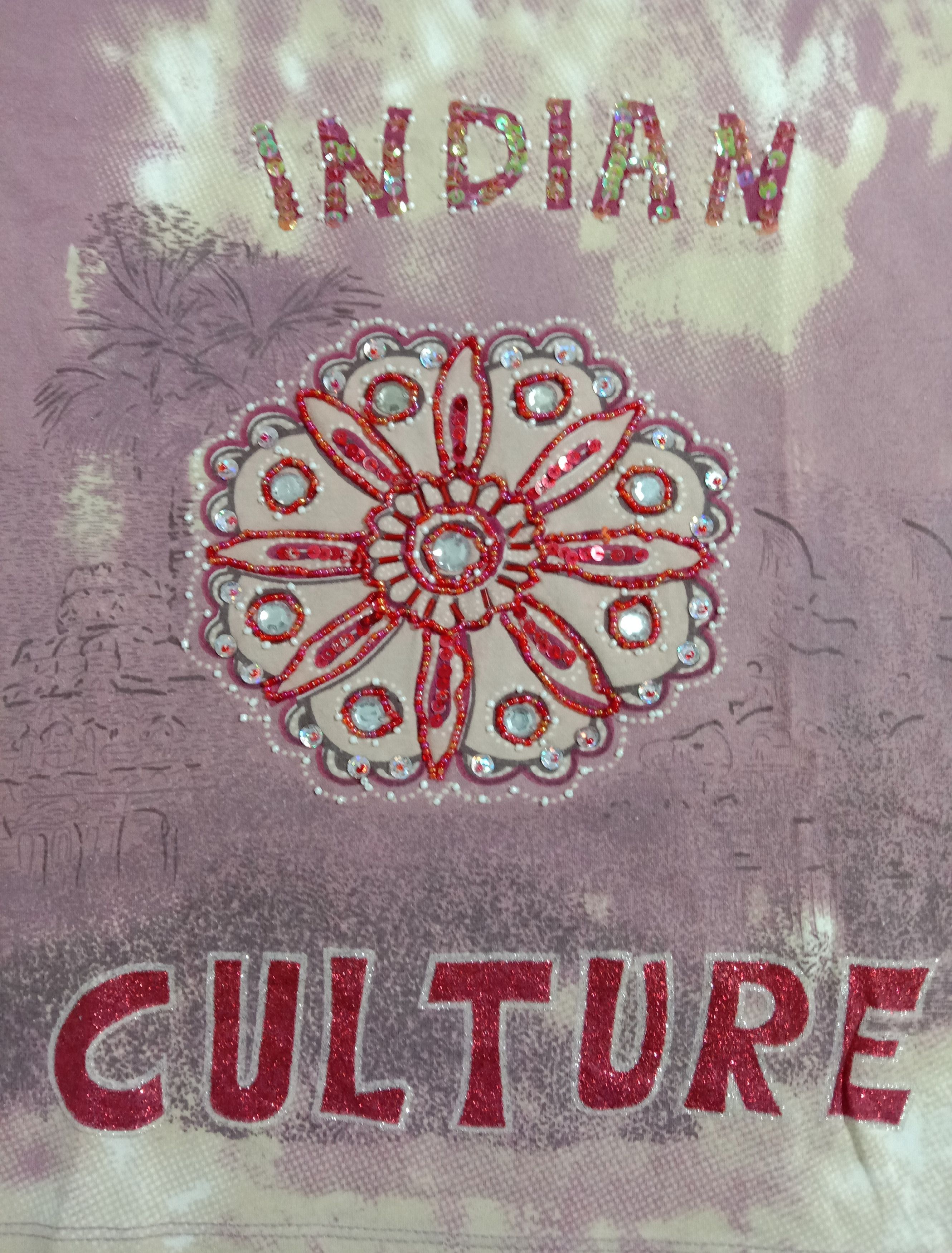 Designer Branded MISS SIXTY Basic Italy Indian Culture Top Size XS / US 0-2 / IT 36-38 - 2 Thumbnail