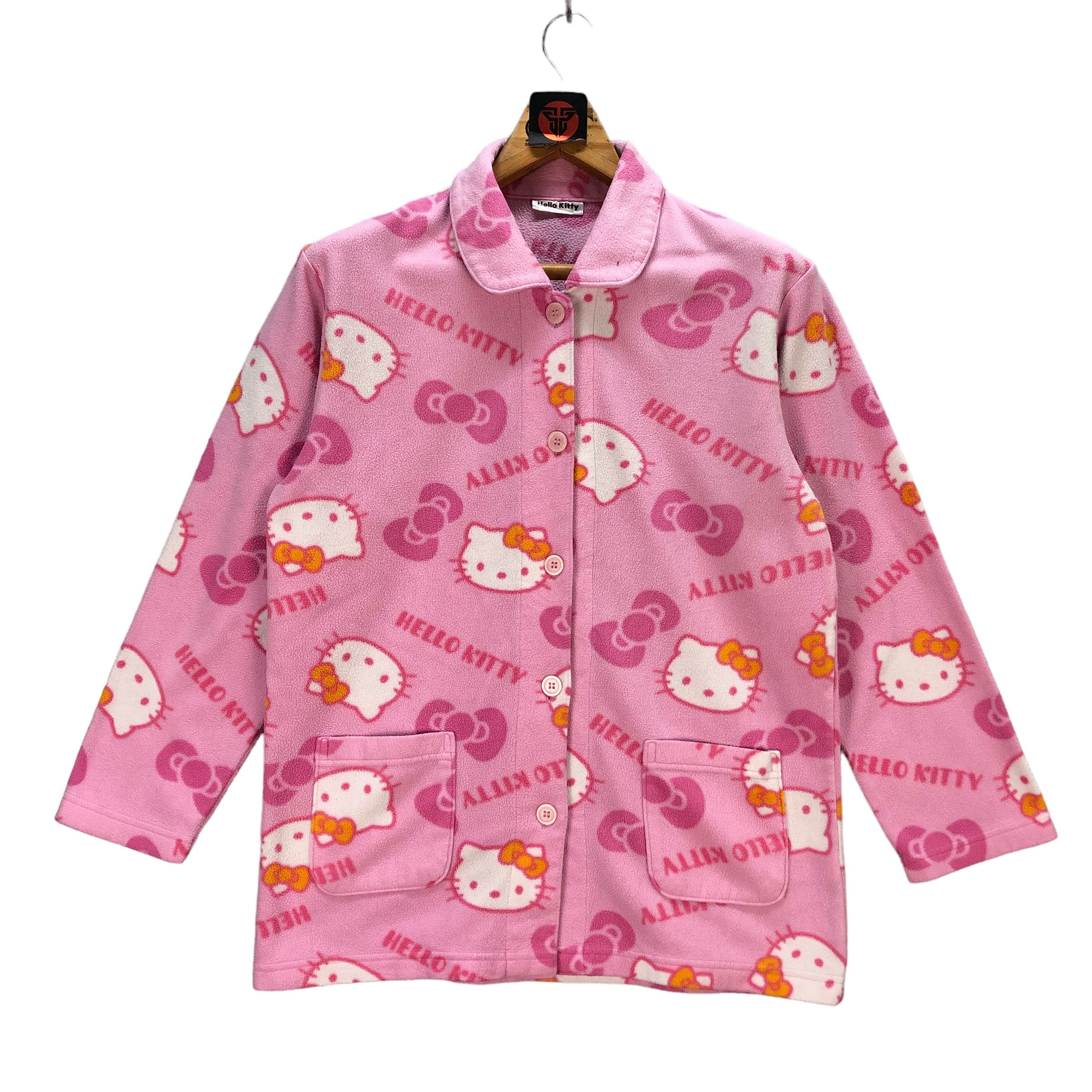 Anime HELLO KITTY FULLPRINT FLEECE SETS #7151-114 Size L / US 10 / IT 46 - 2 Thumbnail