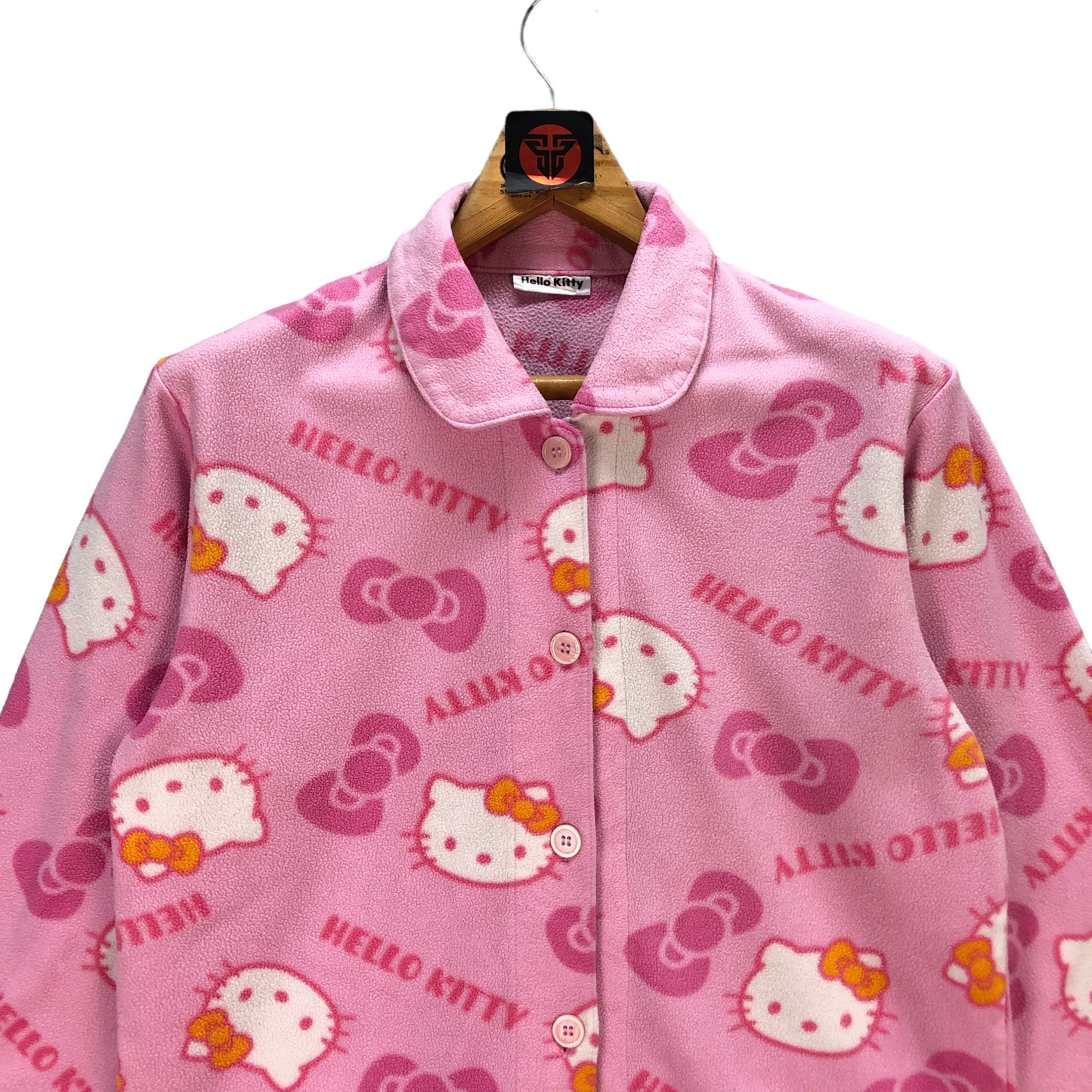 Anime HELLO KITTY FULLPRINT FLEECE SETS #7151-114 Size L / US 10 / IT 46 - 3 Thumbnail