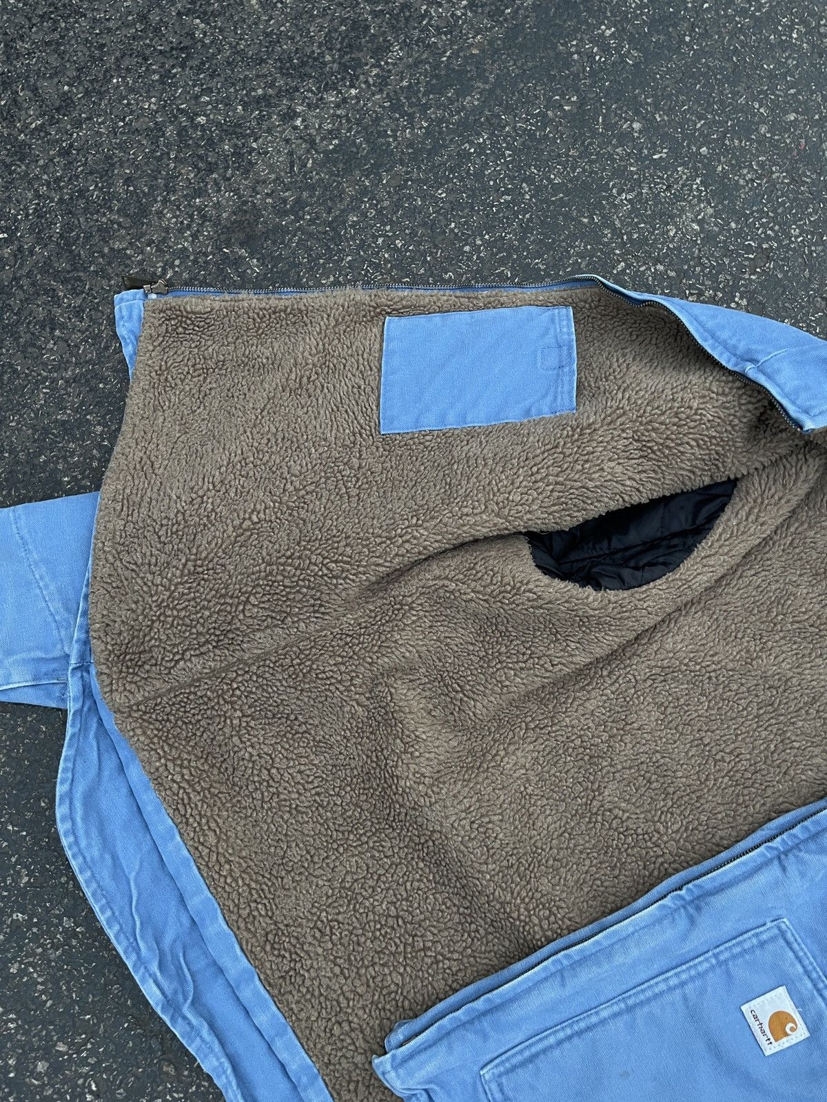 Carhartt × Vintage Vintage Sherpa Carhartt A$AP Rocky baby blue Size US XL / EU 56 / 4 - 3 Thumbnail